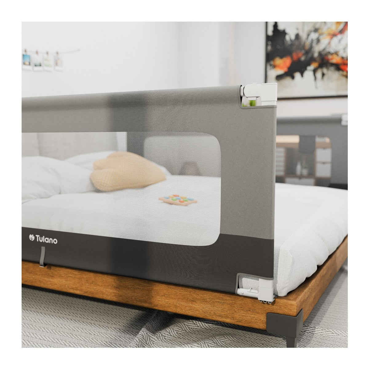 OUTLET Barriera di sicurezza per letto 180 cm Tulano Cover 48