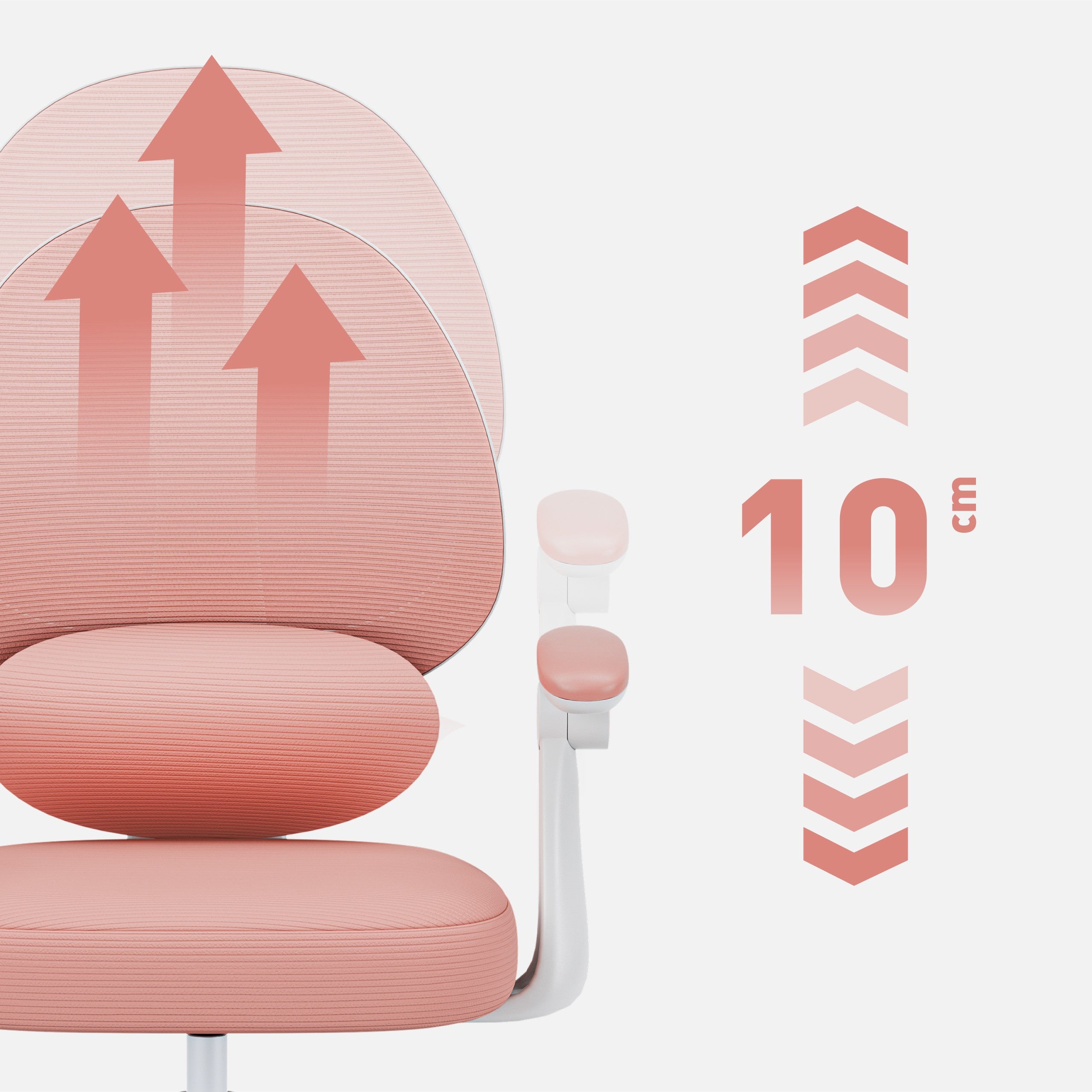 Poltrona regolabile per bambini Mark Adler Junior 4.5 Pink