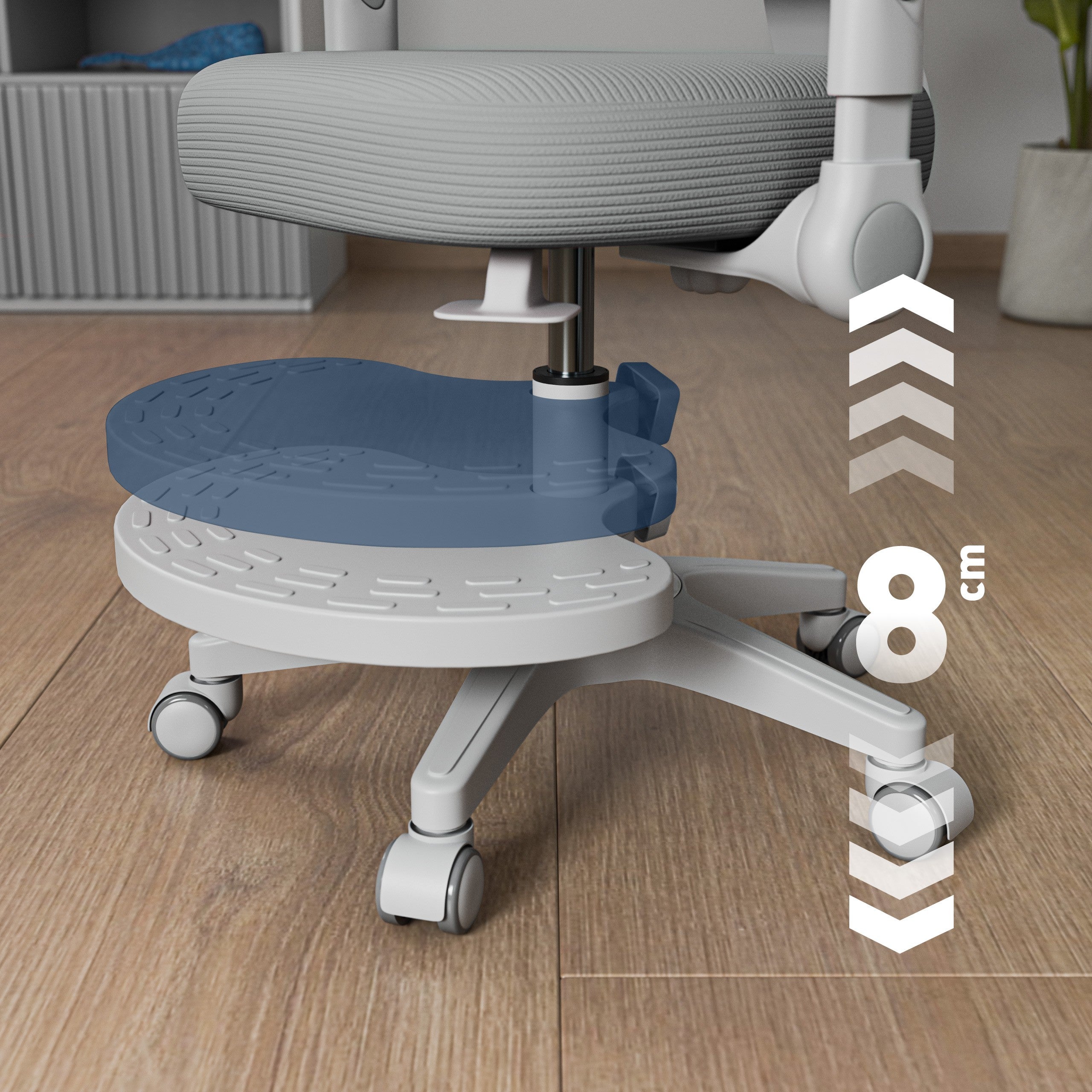 Poltrona regolabile per bambini Mark Adler Junior 5.0 Grey