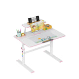 Scrivania per bambini regolabile Mark Adler Study 3.7 Pink 90 cm