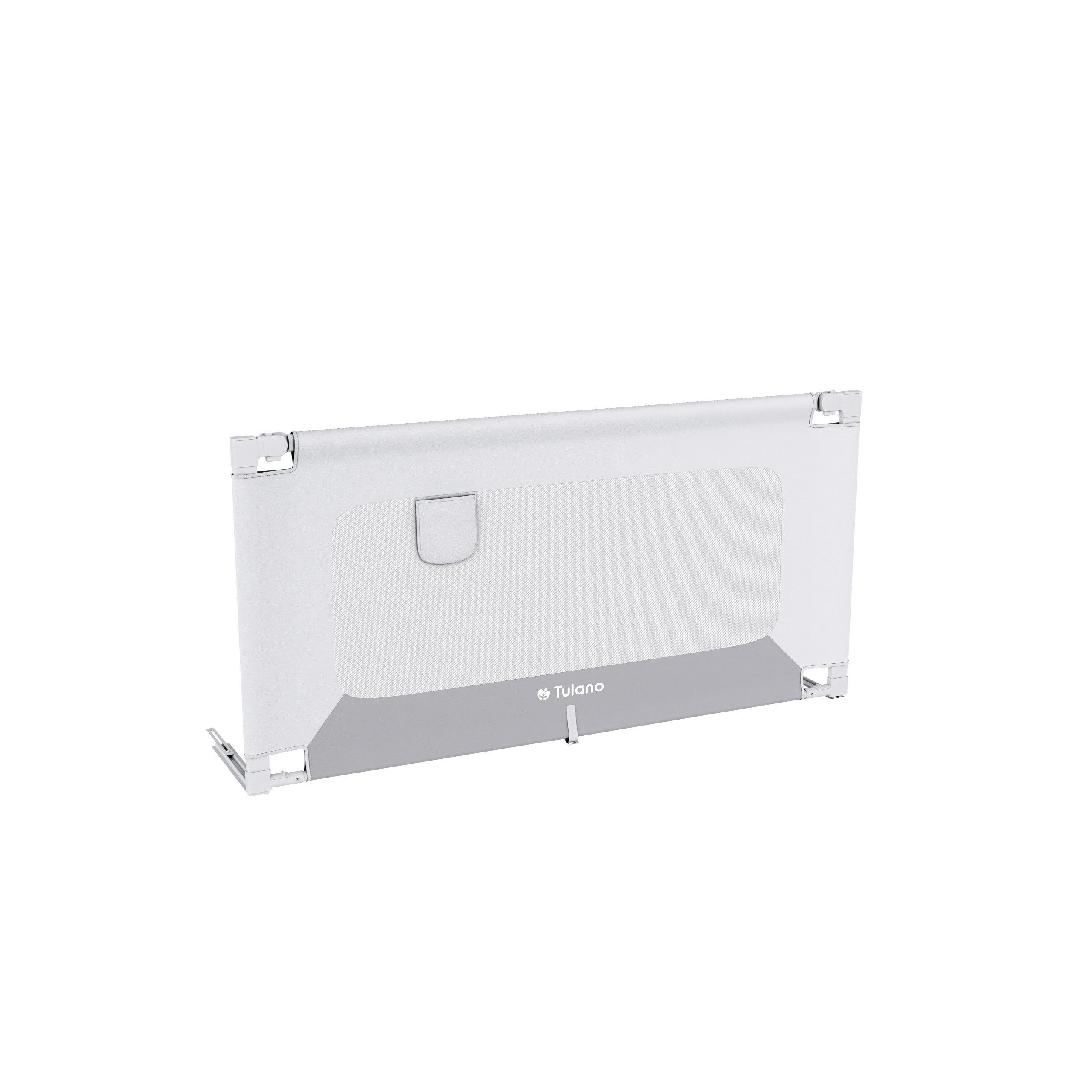 Spondina di sicurezza per letto da 140 cm Tulano Cover 44 Bianco-Grigio