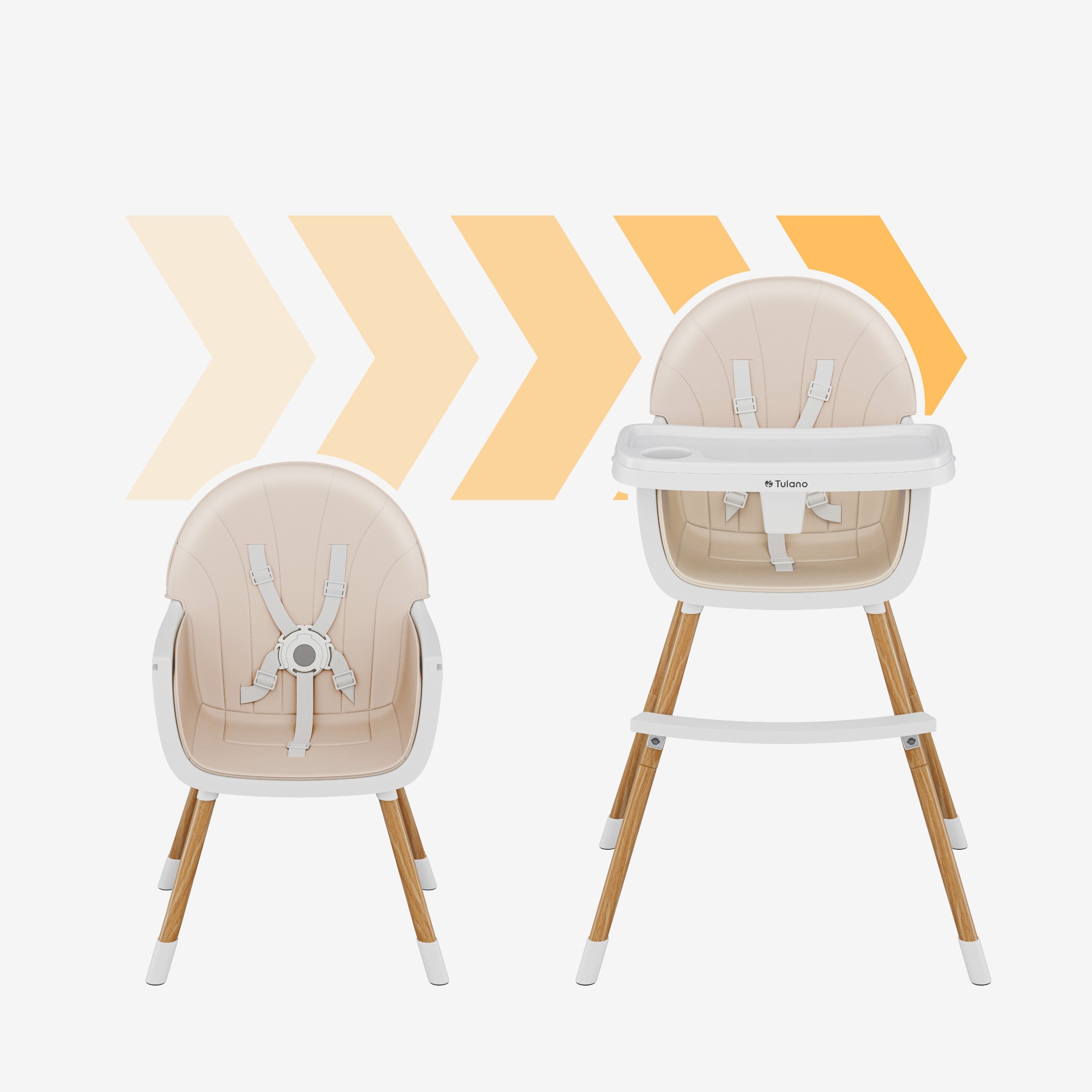Seggiolone Tulano Morsel Beige