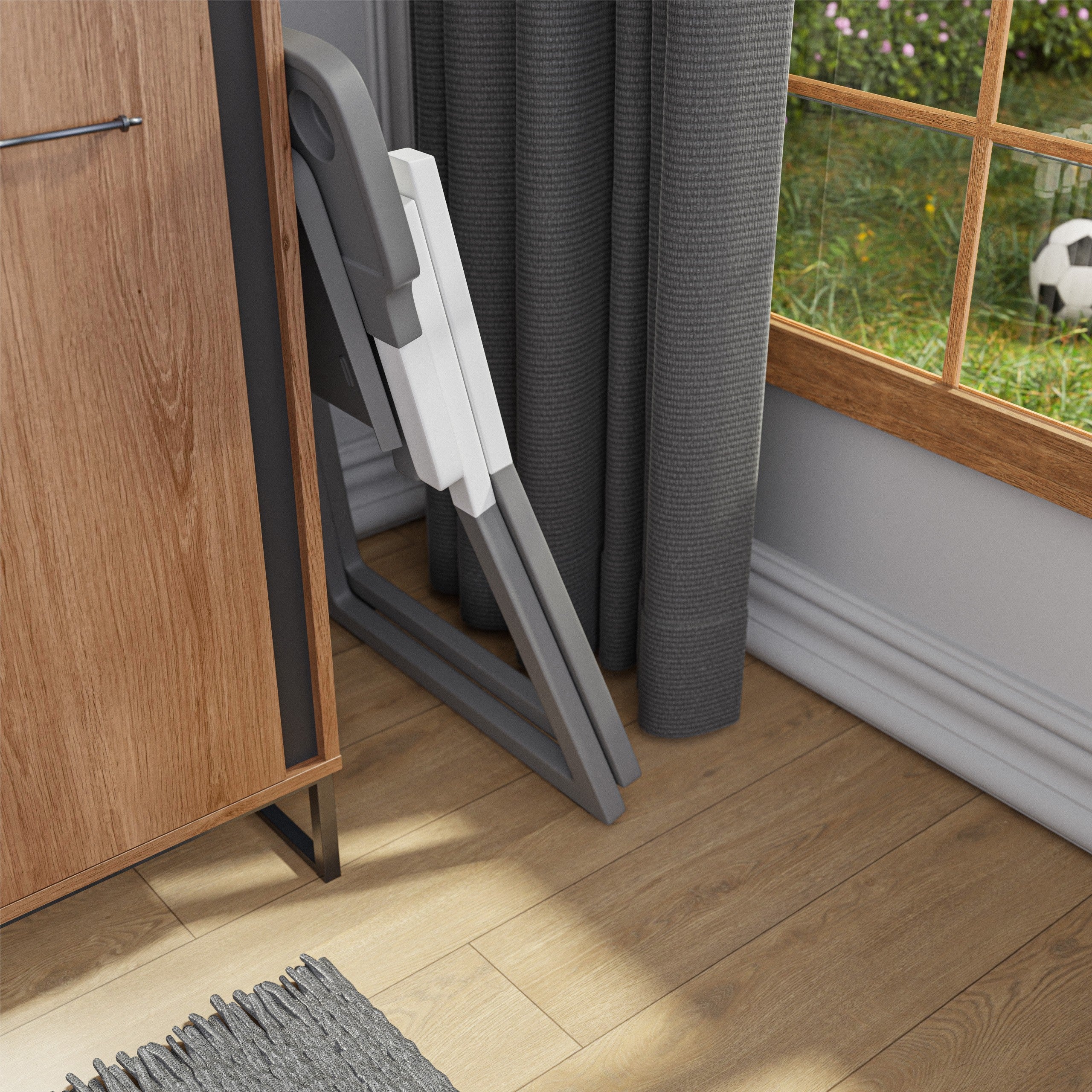 OUTLET Seggiolone in plastica Tulano Morsel 25 Grey White