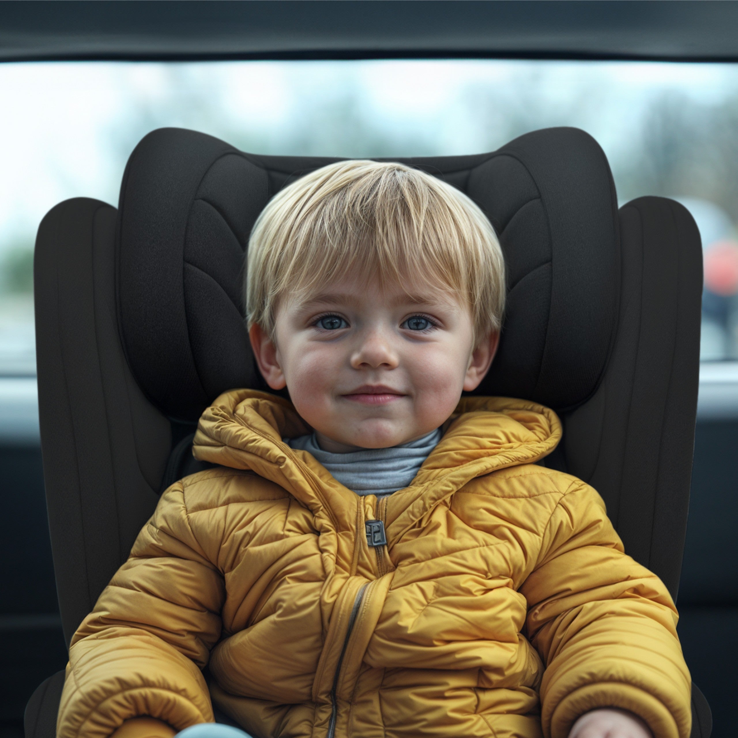 Seggiolino auto Tulano Joy 35 Black ISOFIX 100-150 cm I-Size