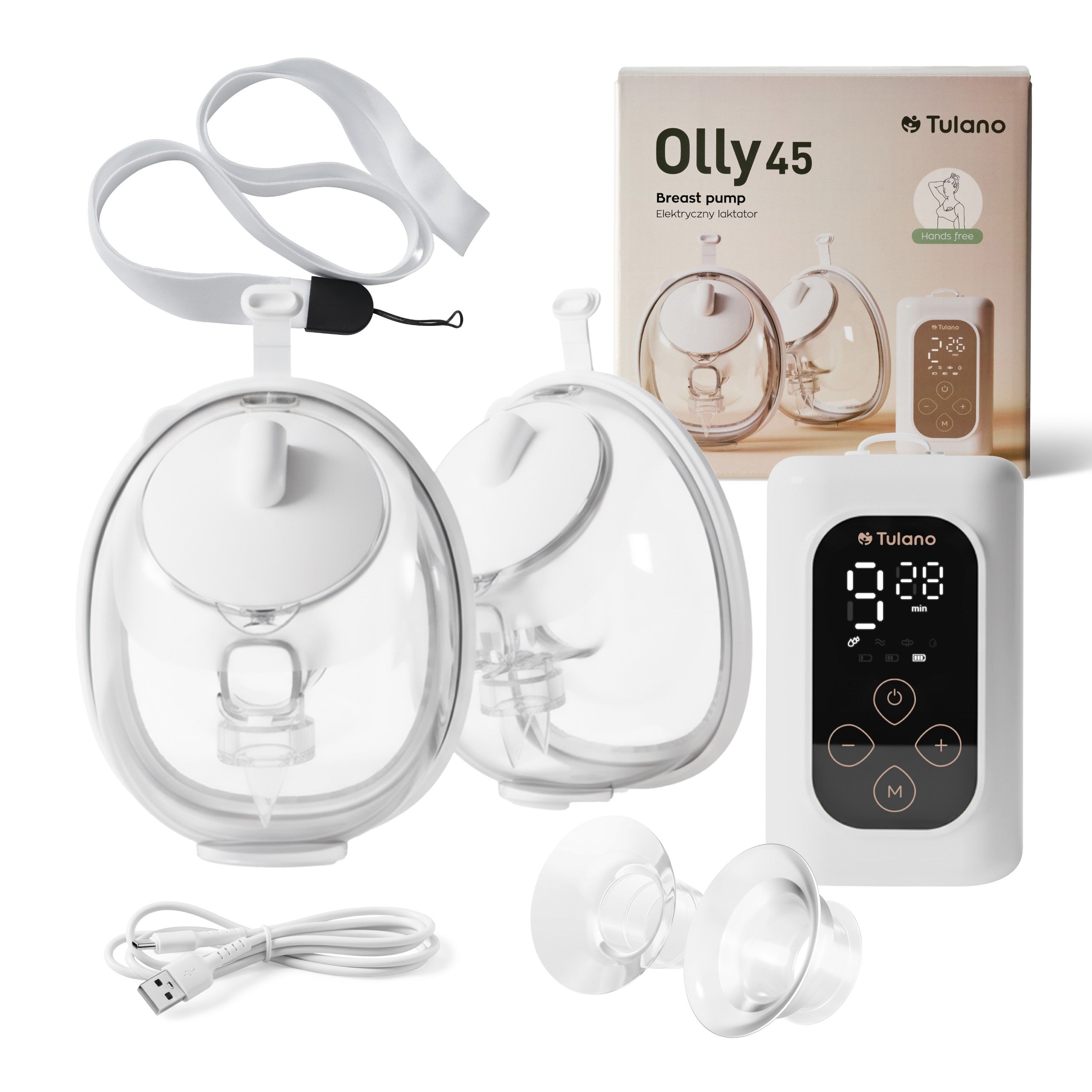 Tiralatte elettrico doppio Tulano Olly 45