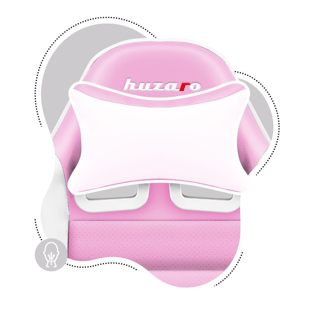 OUTLET Poltrona da gaming per bambini HUZARO RANGER 6.0 Rosa
