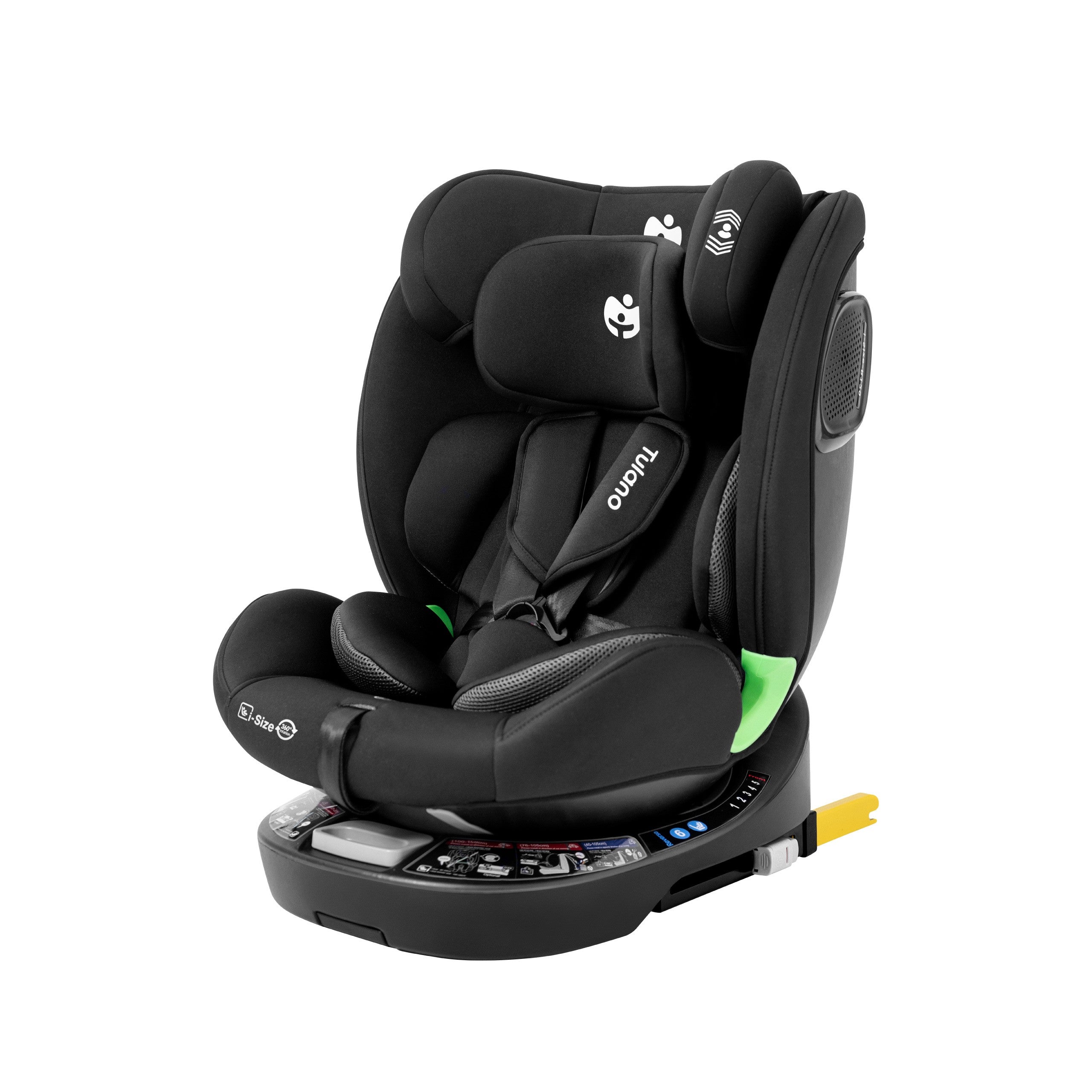 Seggiolino auto girevole Tulano Loom 35 Black