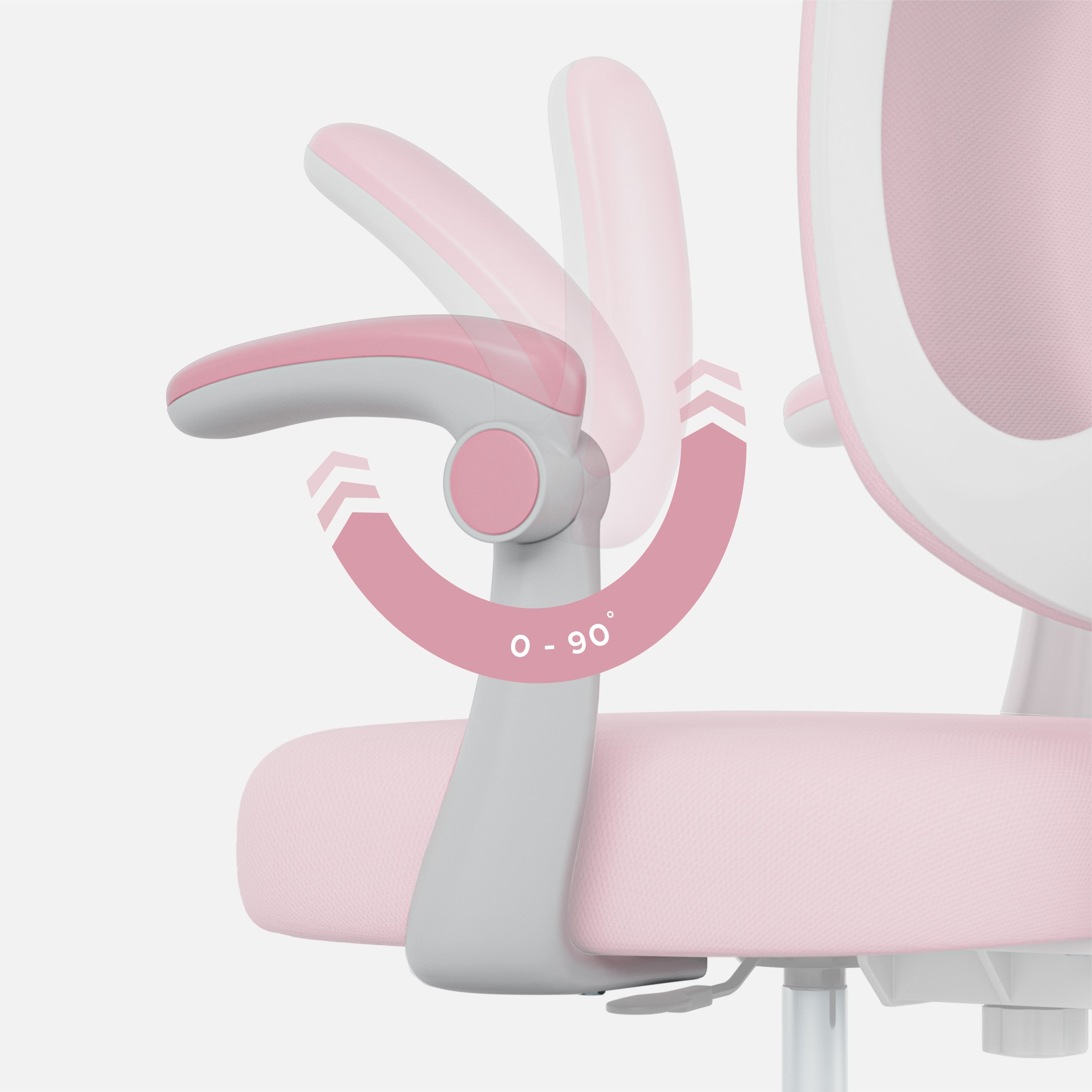 Poltrona ergonomica per bambini Mark Adler Junior 4.6 Pink