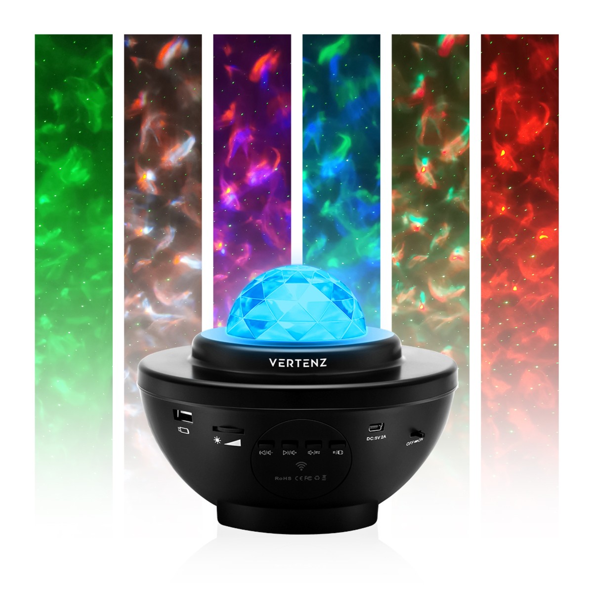 Proiettore di stelle VERTENZ Magic 10 Black