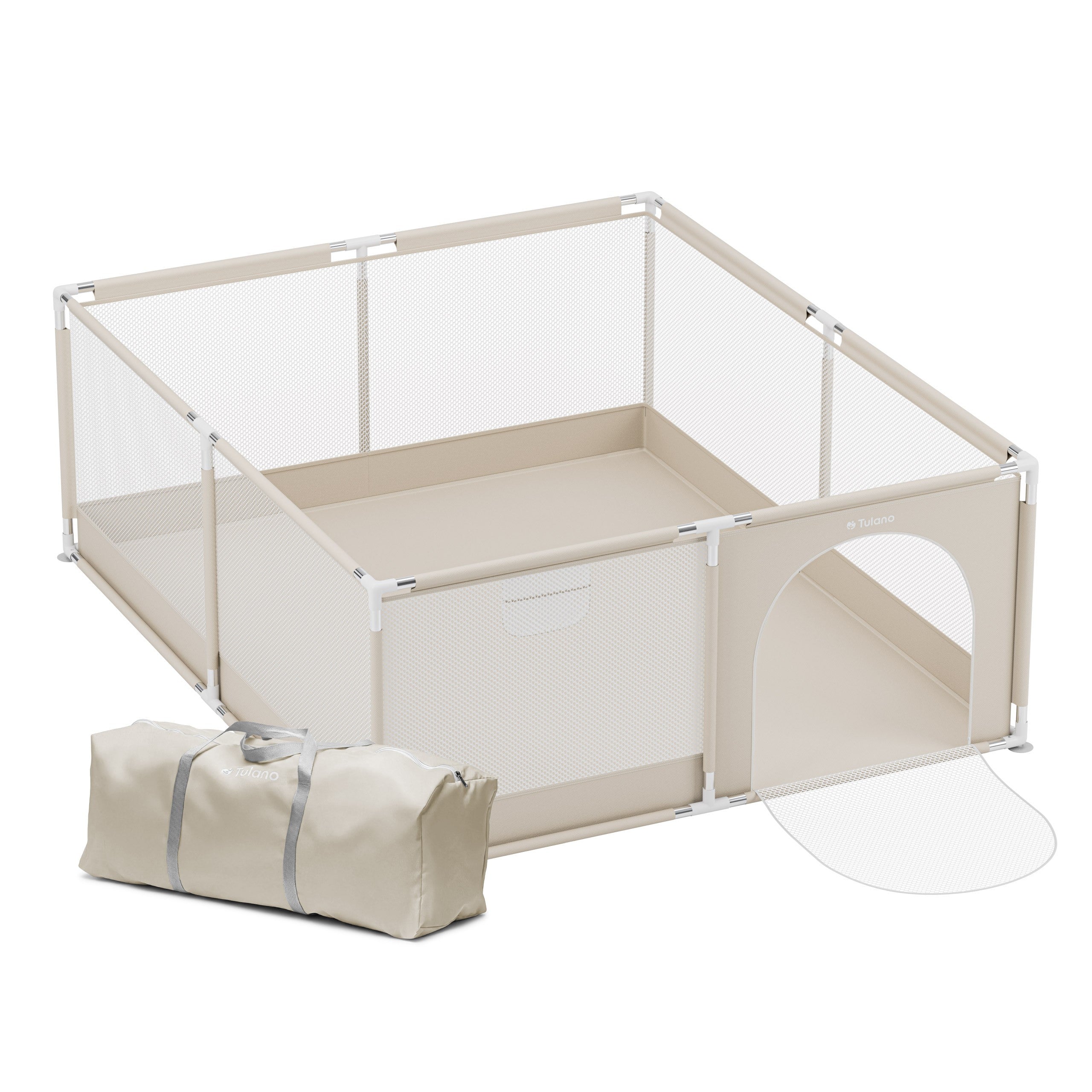 Box per bambini Tulano Cozy 25 Beige - 150 cm