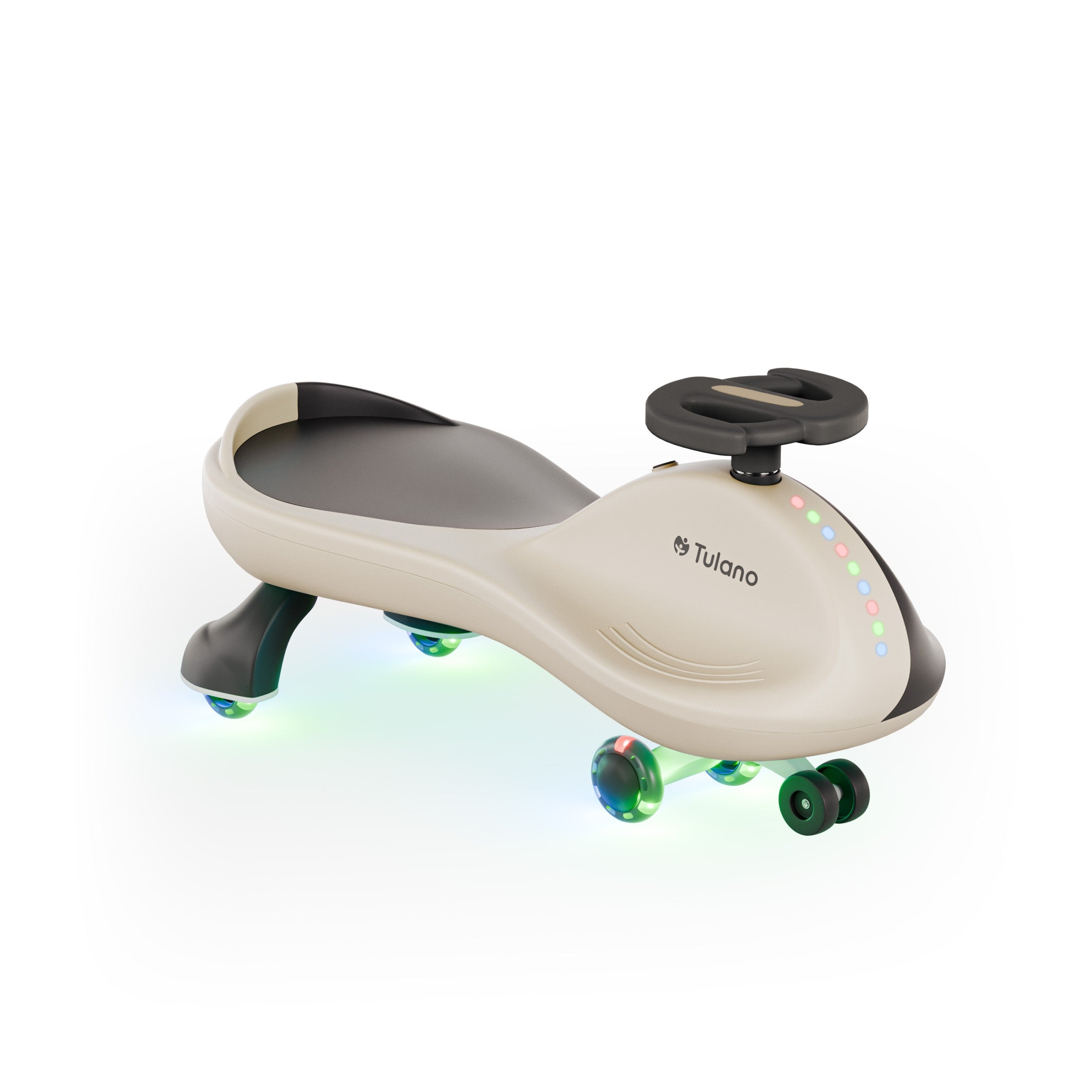 Carretto a gravità con luci LED per bambini Tulano Focus 35 Beige