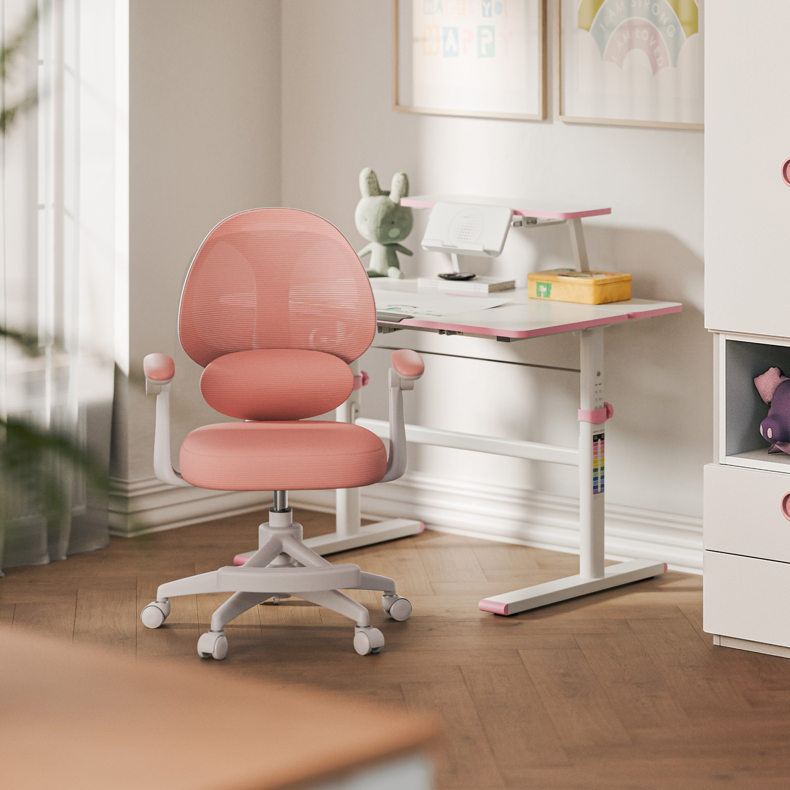 OUTLET Poltrona regolabile per bambini Mark Adler Junior 4.5 Pink