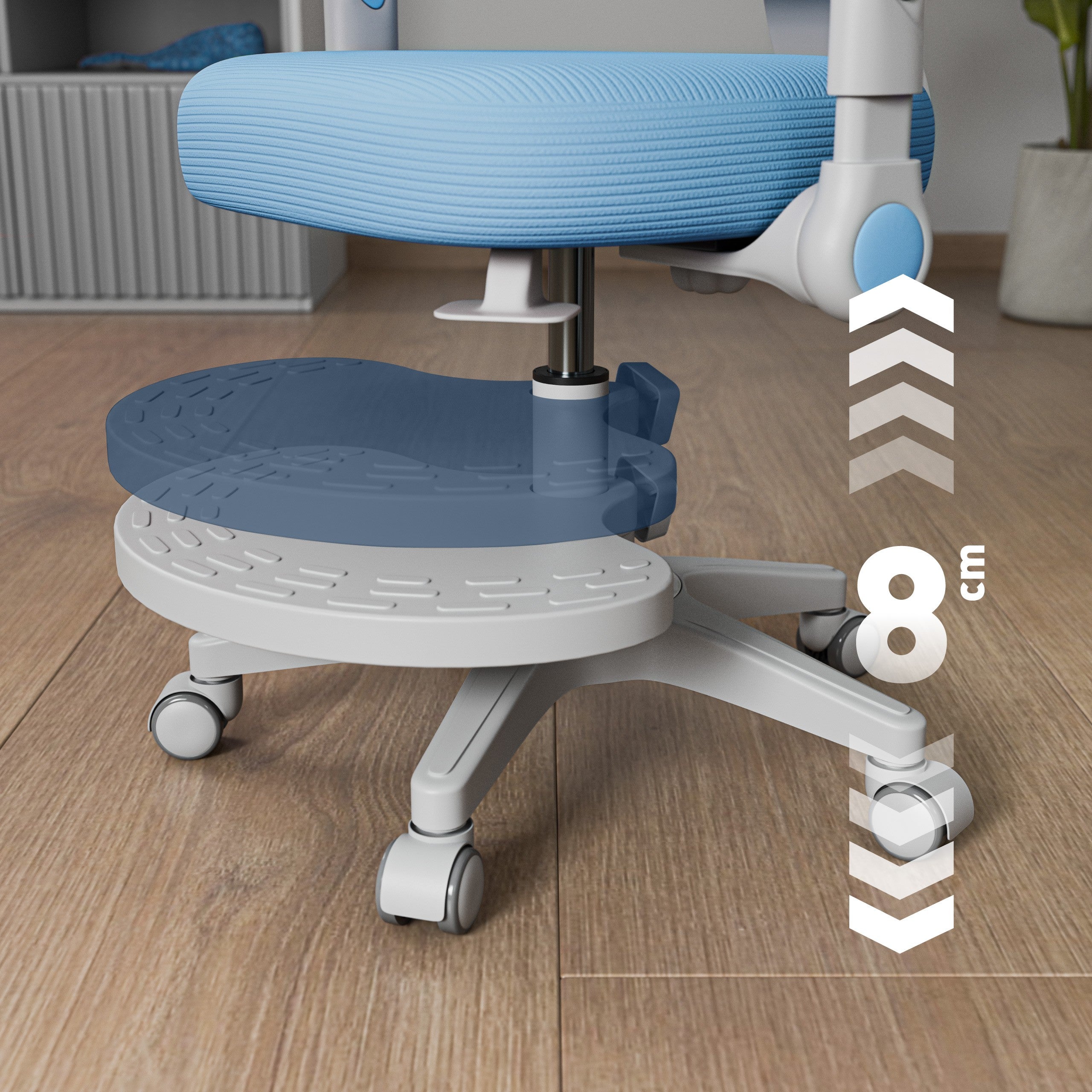 OUTLET Poltrona regolabile per bambini Mark Adler Junior 5.0 Blue