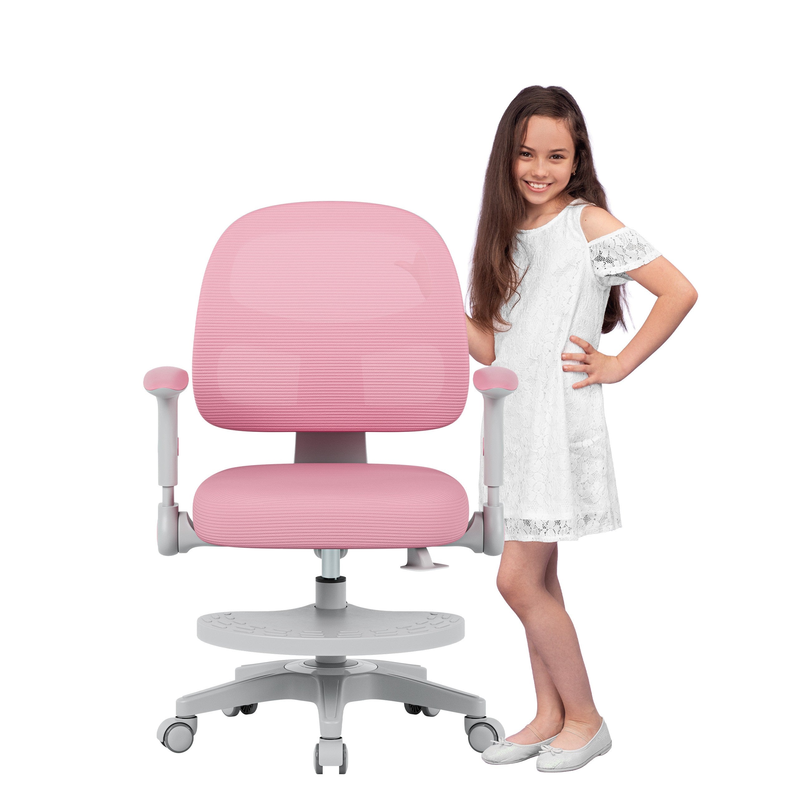 Poltrona regolabile per bambini Mark Adler Junior 5.0 Pink