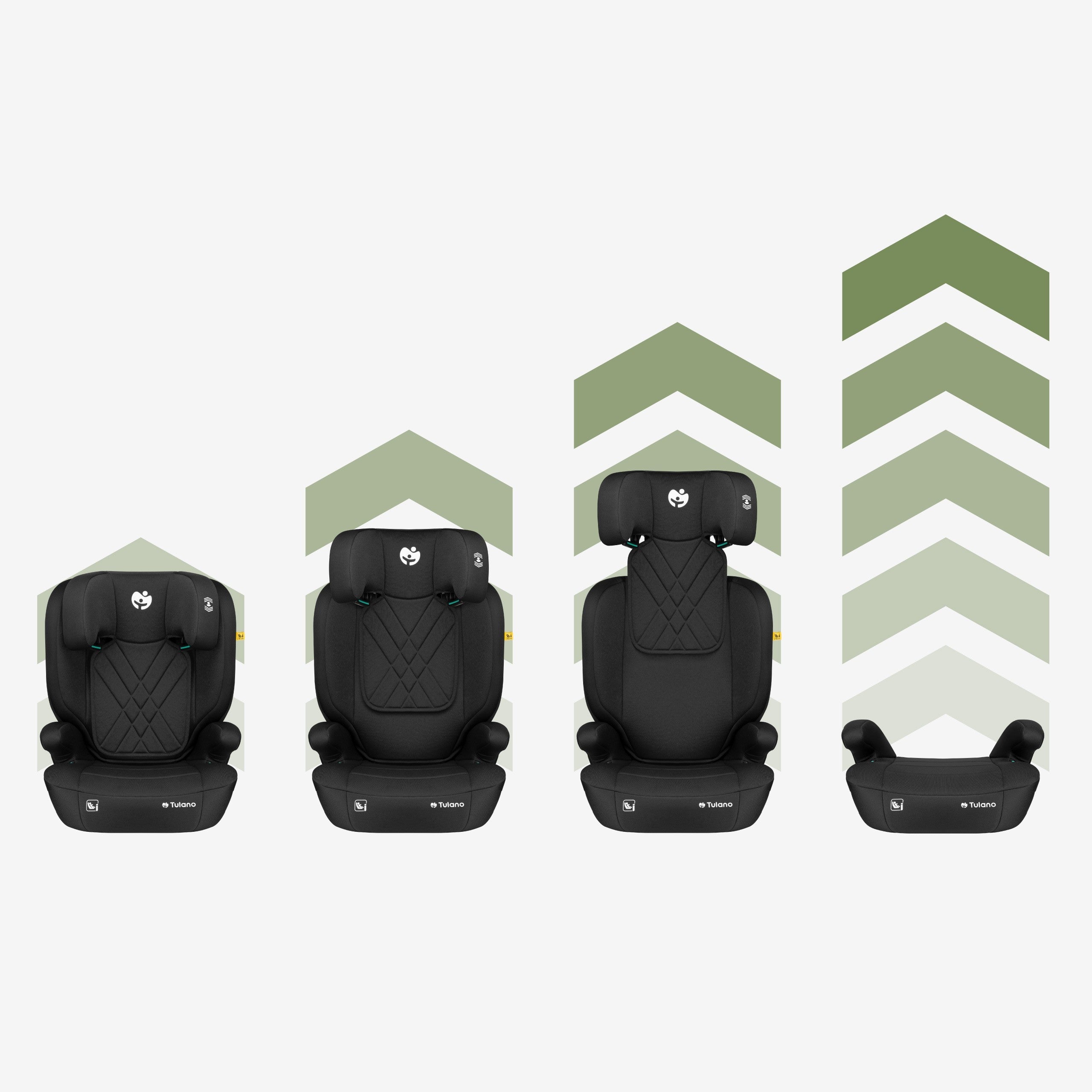 OUTLET Seggiolino auto per bambini 2 in 1 100-150 cm Joy 45 Black I-Size