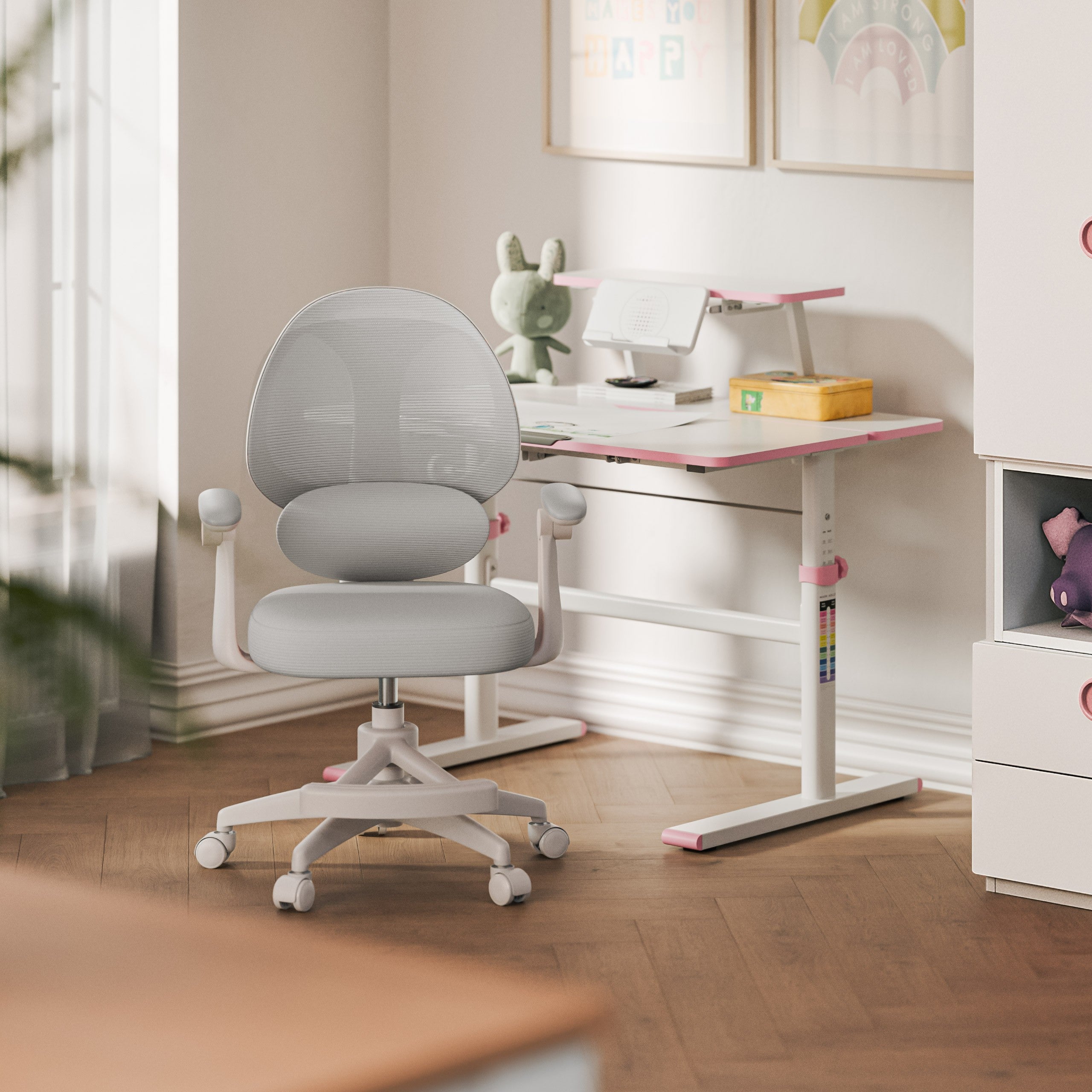 Poltrona regolabile per bambini Mark Adler Junior 4.5 Grey