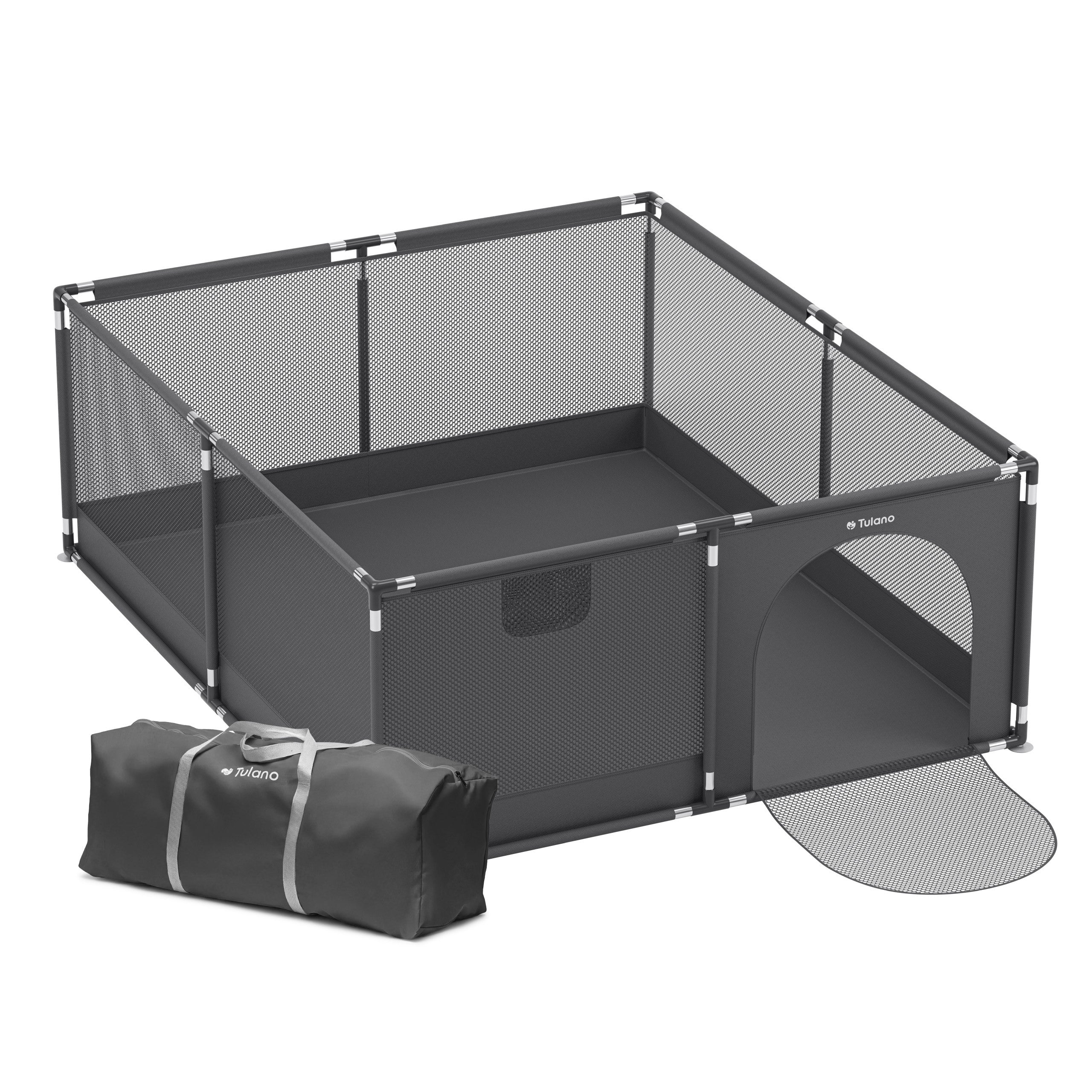 Box per bambini Tulano Cozy 25 Graphite - 150 cm