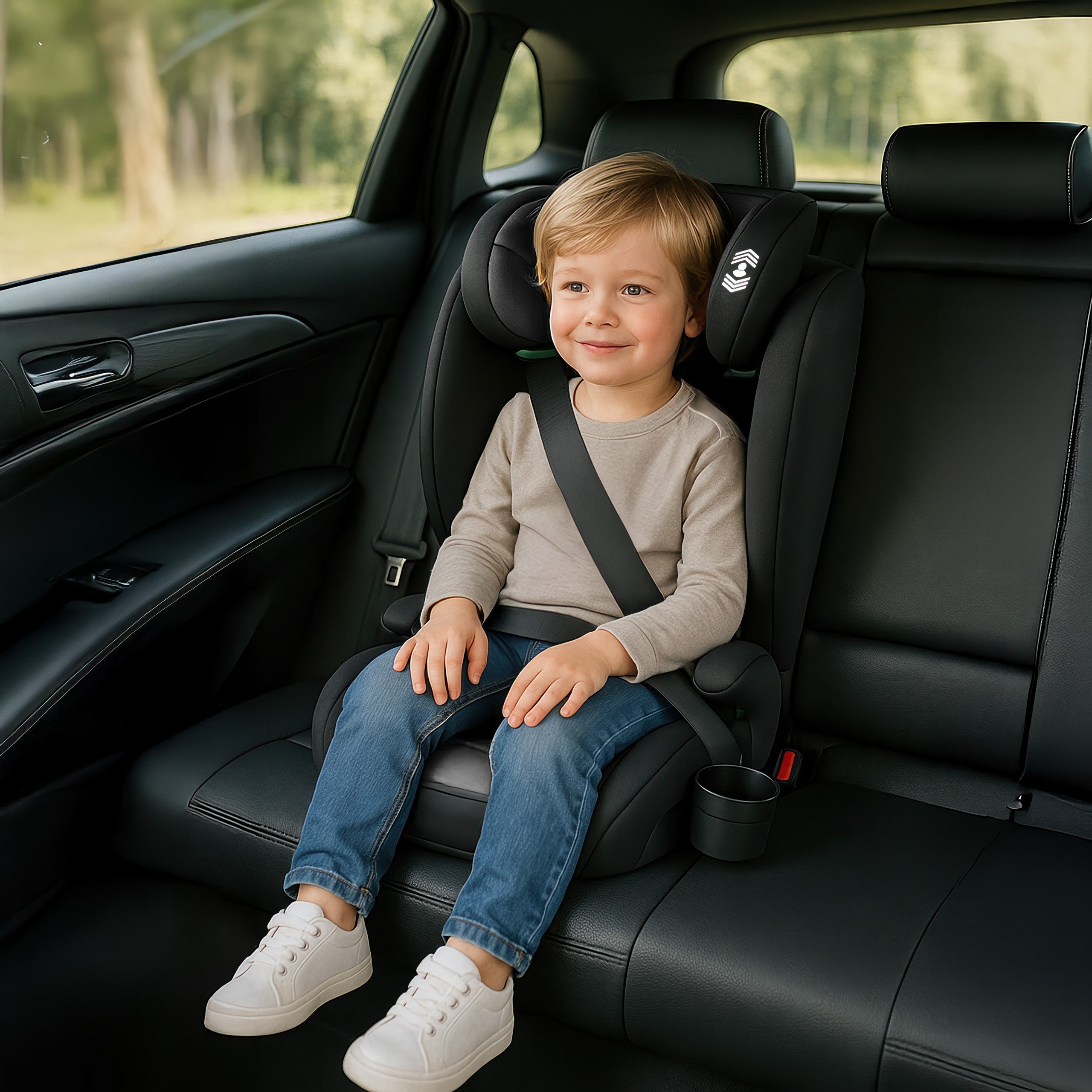 Seggiolino auto Tulano Joy 20 Nero-Grigio 100-150 cm I-size