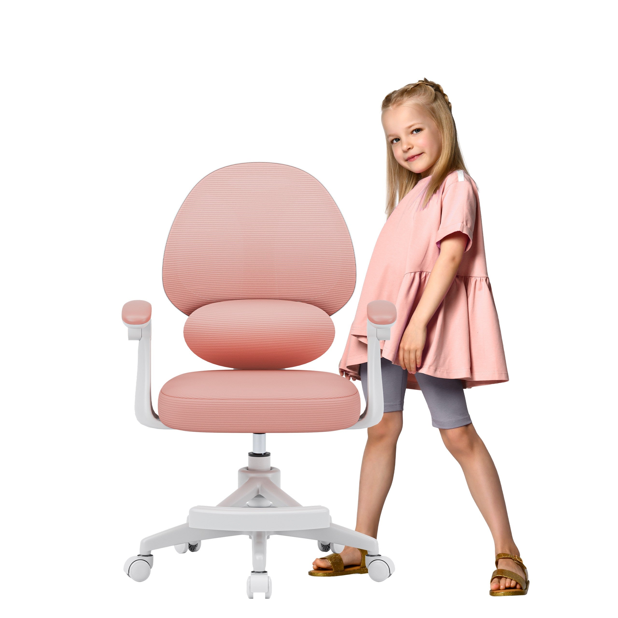 OUTLET Poltrona regolabile per bambini Mark Adler Junior 4.5 Pink