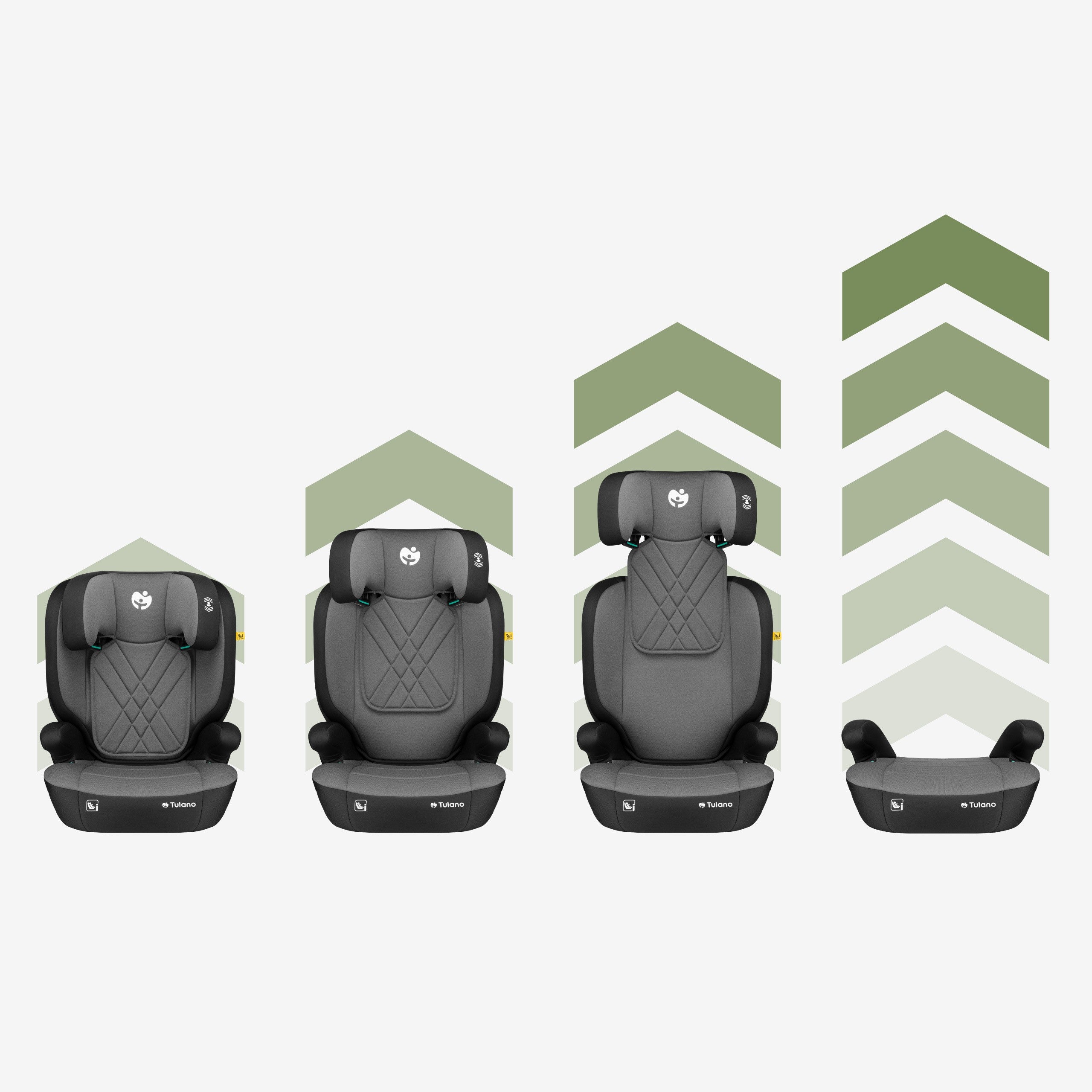 Seggiolino auto per bambini 2 in 1 100-150 cm Joy 45 Grey I-Size