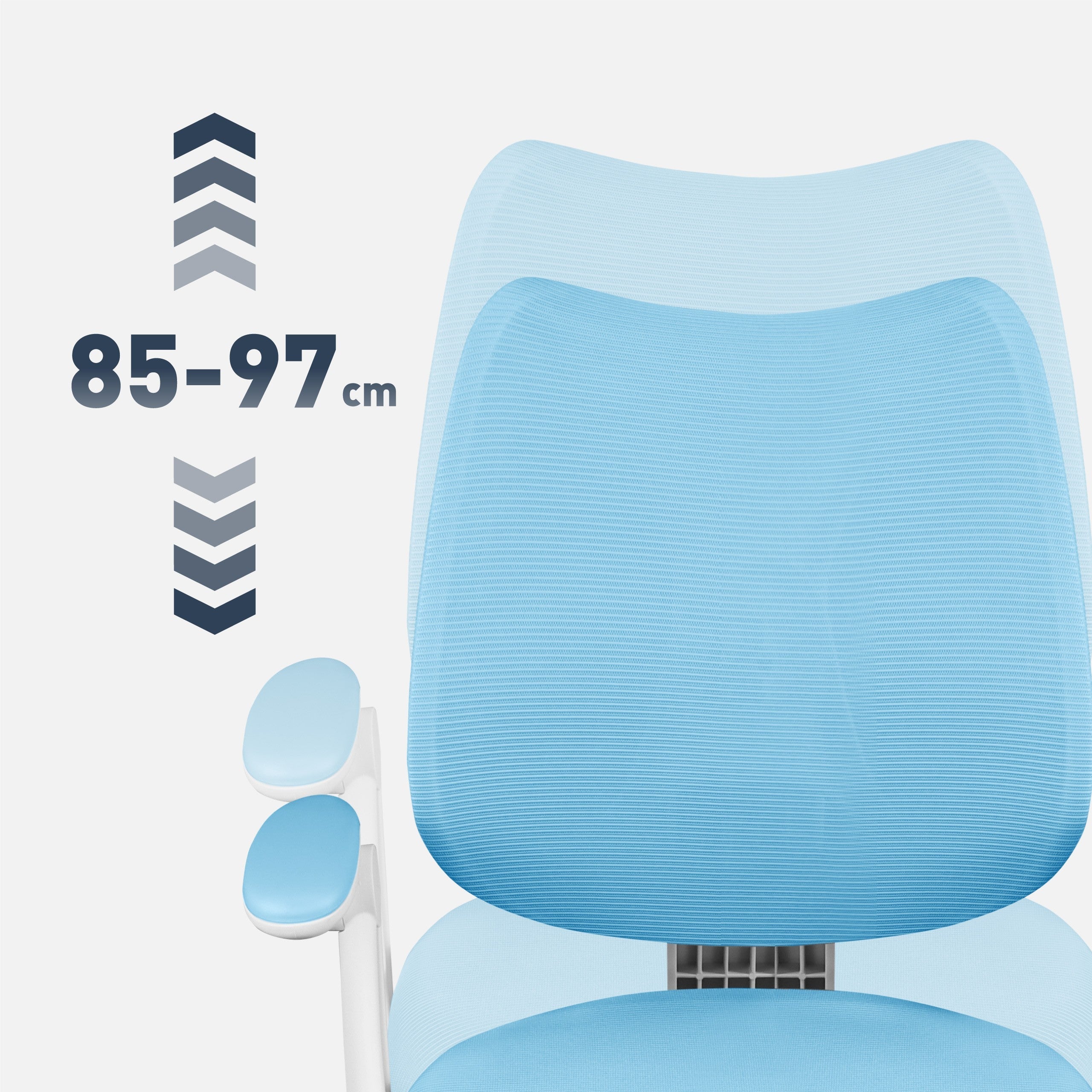 OUTLET Poltrona ergonomica per bambini Mark Adler Junior 4.6 Blue