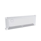 Spondina di sicurezza per letto da 200 cm Tulano Cover 40 Bianco-Grigio