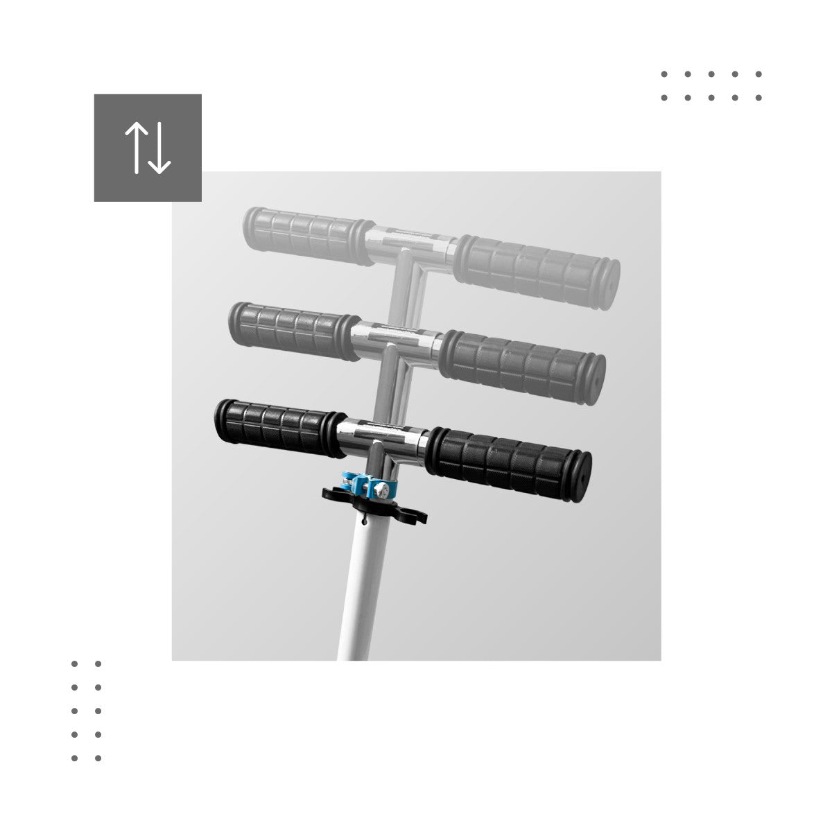 Monopattino LED Tulano Rookie 40 bianco