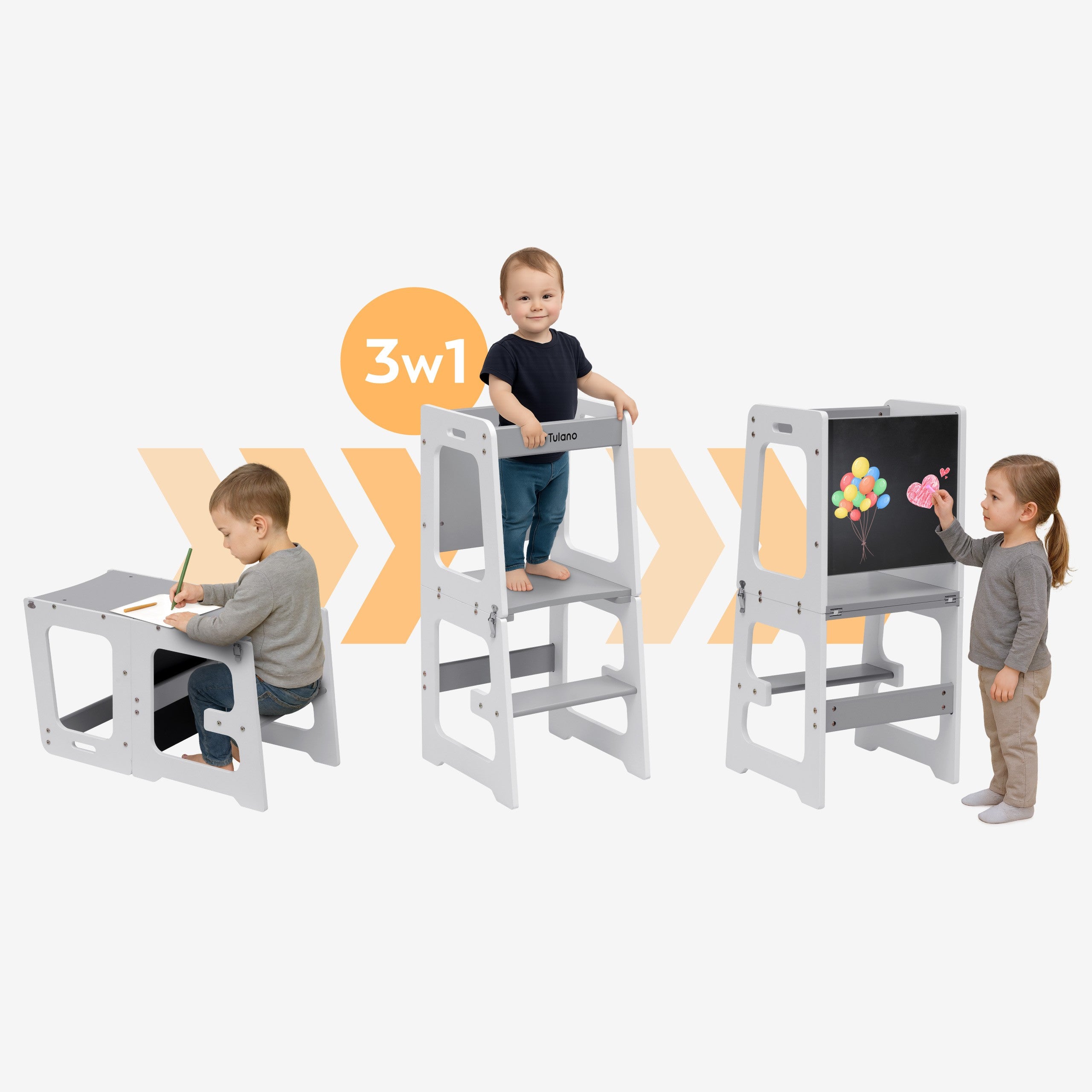 Aiuto in cucina per bambini 3 in 1 Tulano Mooby 35