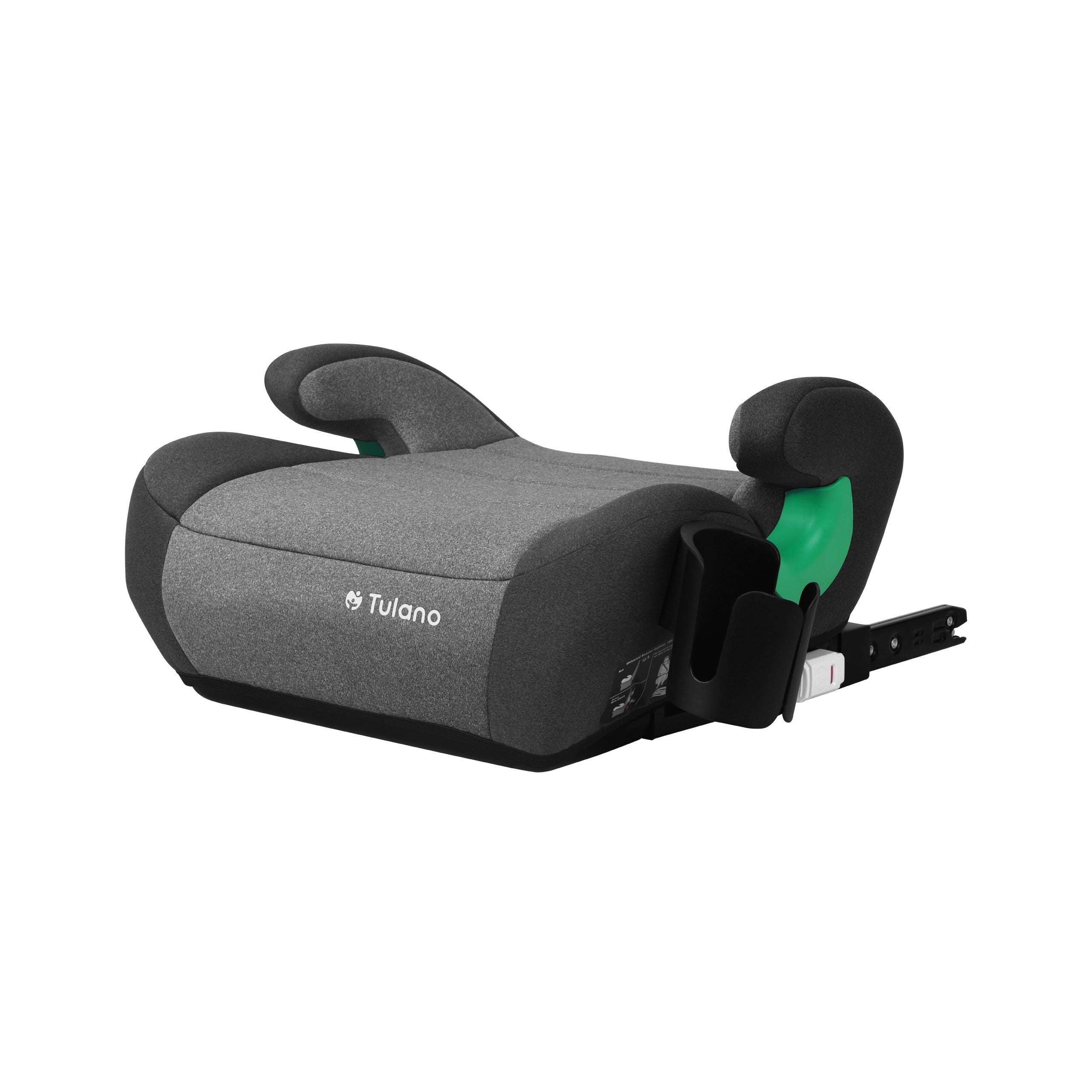 Seggiolino auto Tulano Cabby 35 Grey con base ISOFIX, 125-150 cm, I-Size