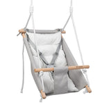 Altalena a dondolo per bambini TULANO Hop 40 Grigio-Bianco