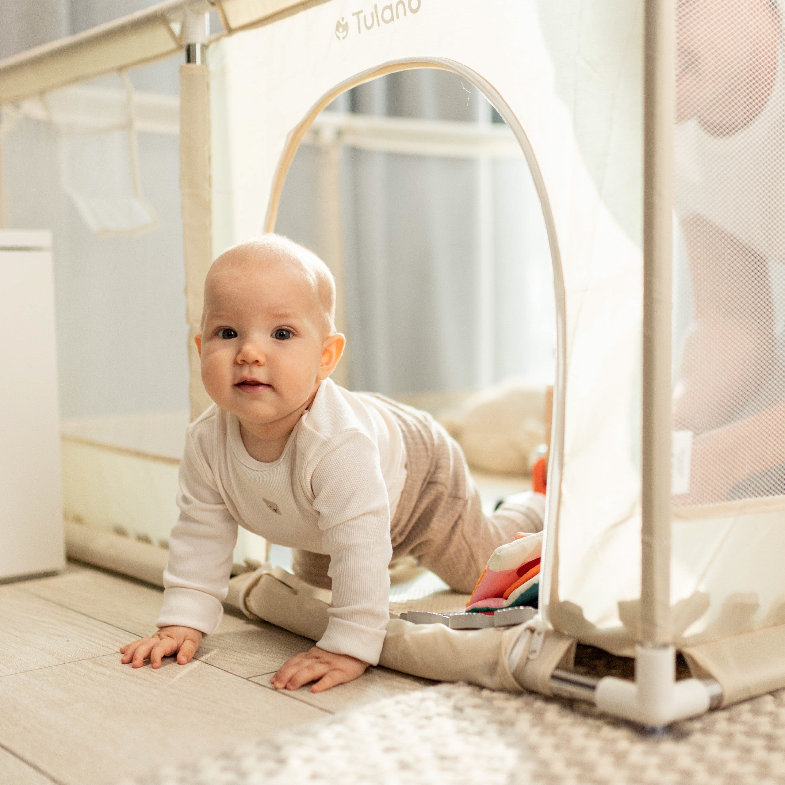 Box per bambini Tulano Cozy 20 Beige - 130 cm