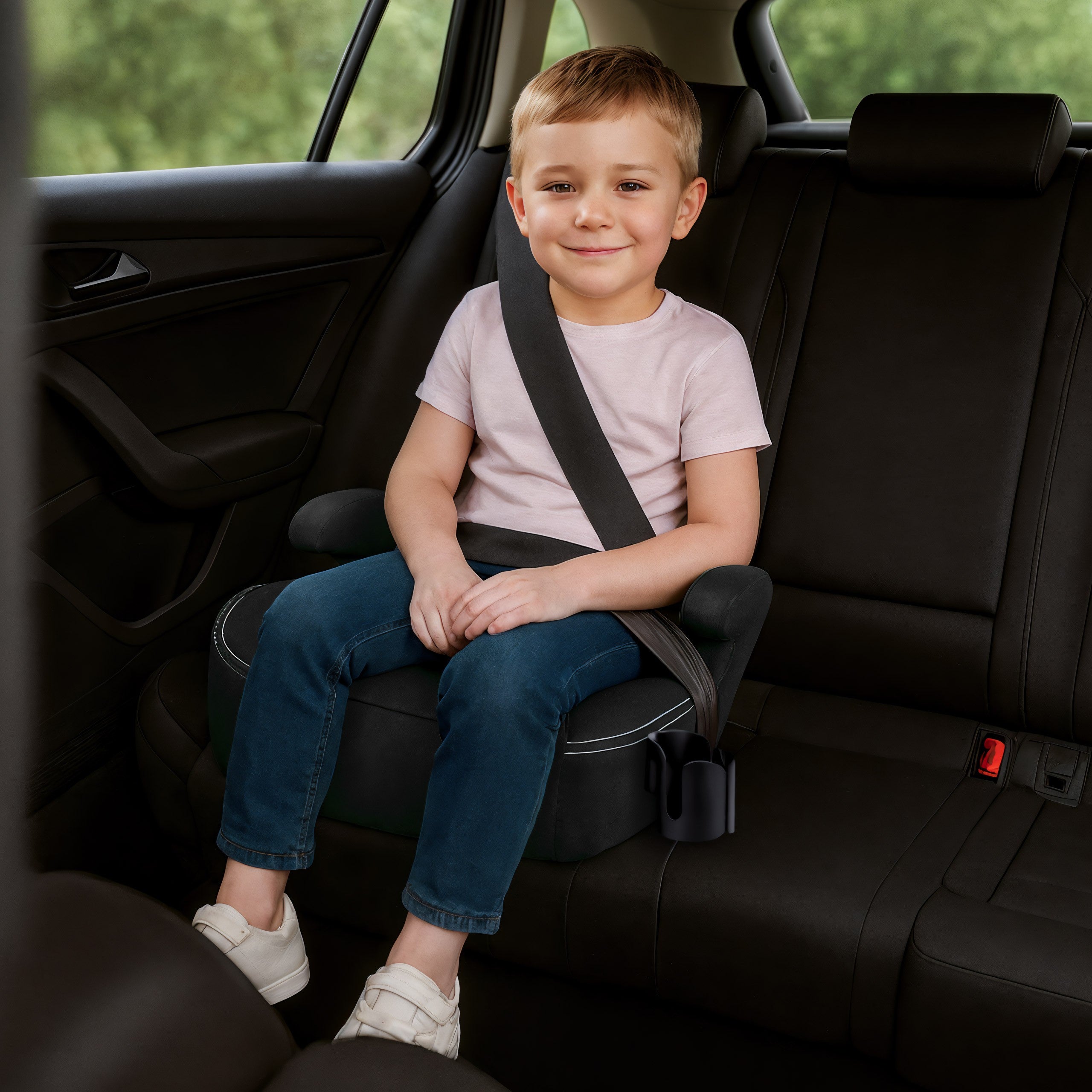 Seggiolino auto con base Tulano Cabby 25 Black 125-150 cm I-Size