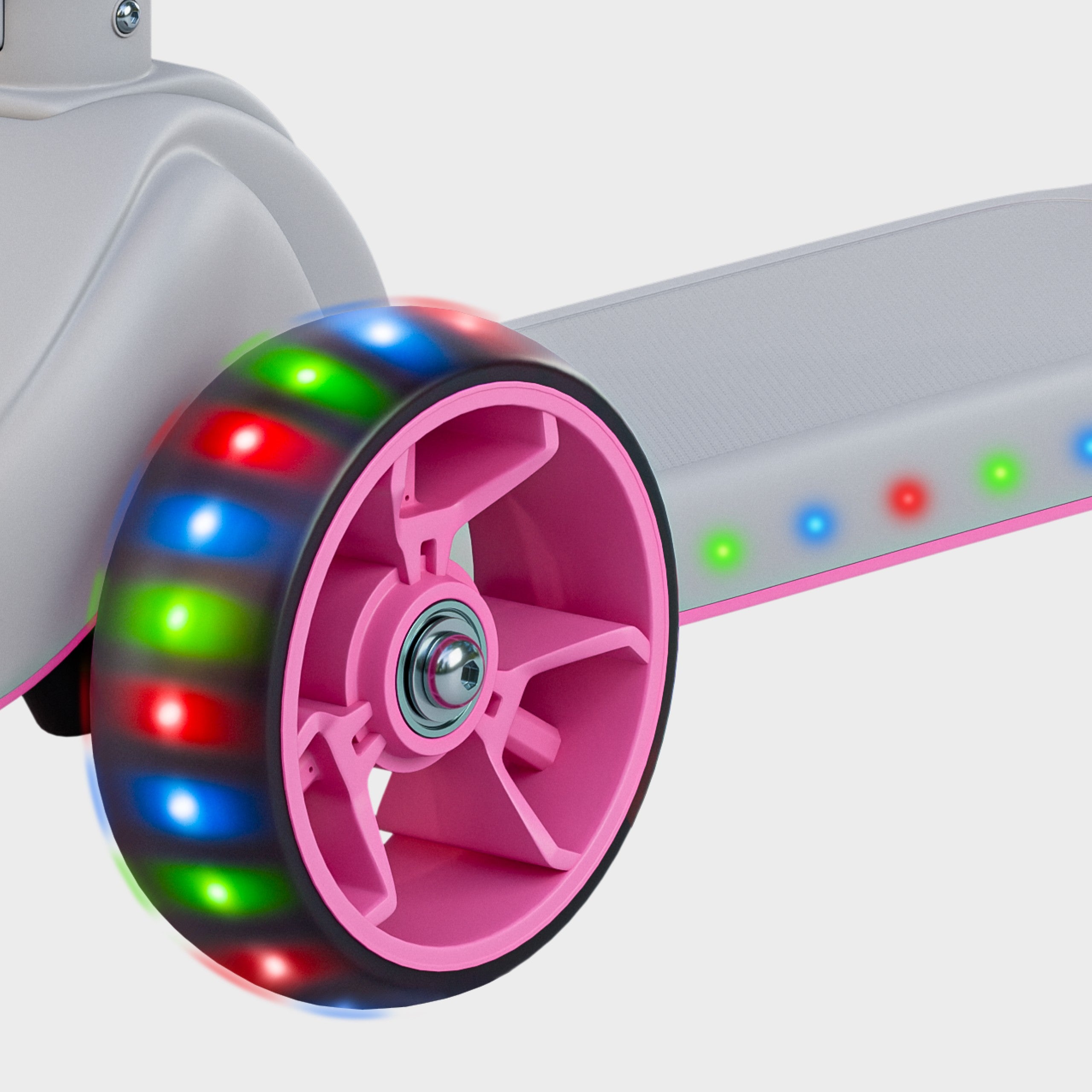 Monopattino a bilanciamento per bambini LED Rookie 15 Pink