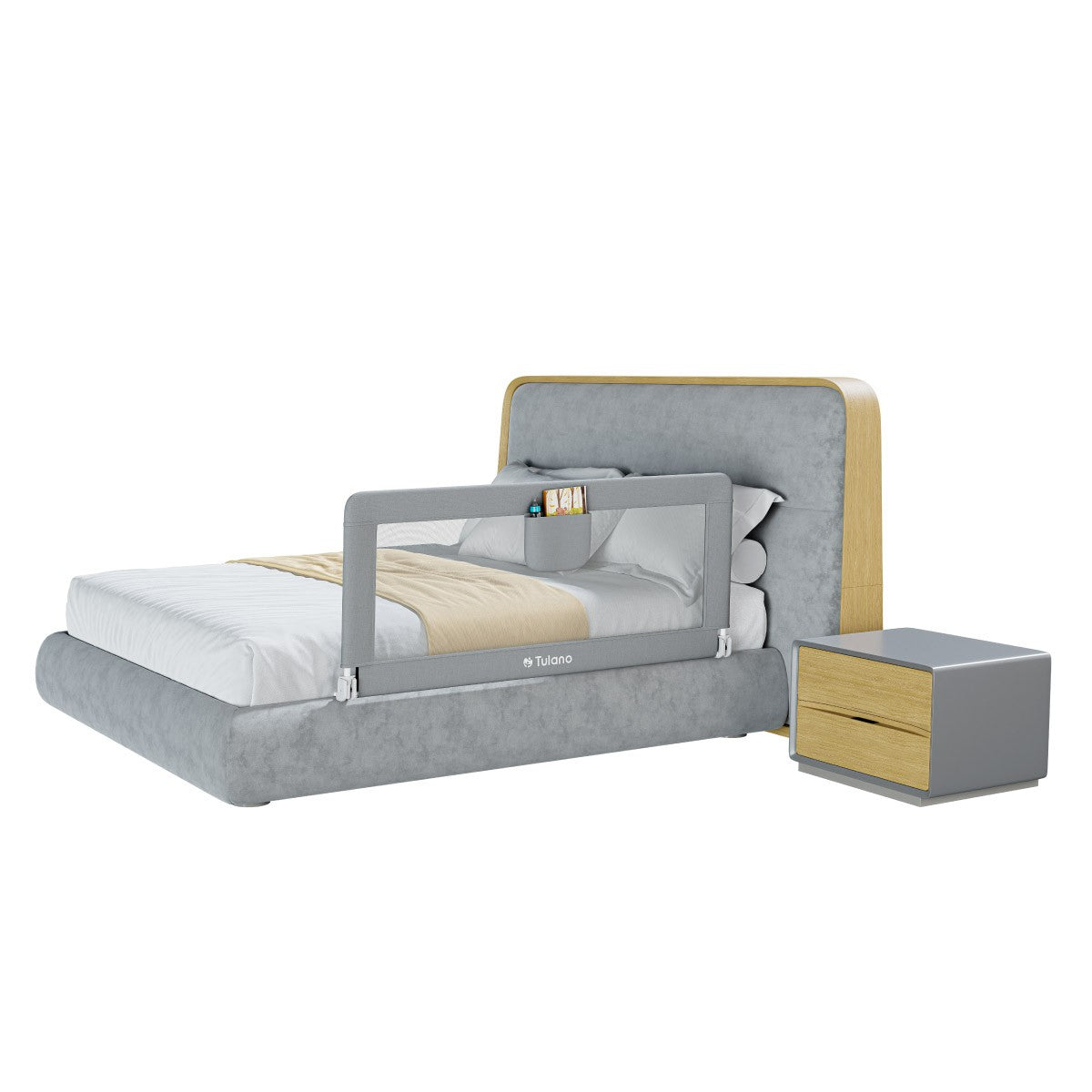Spondina di sicurezza per letto da 150 cm Tulano Cover 15