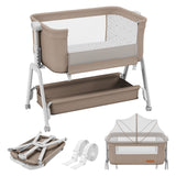 Culla co-sleeping 3in1 Tulano Dream 50 Taupe