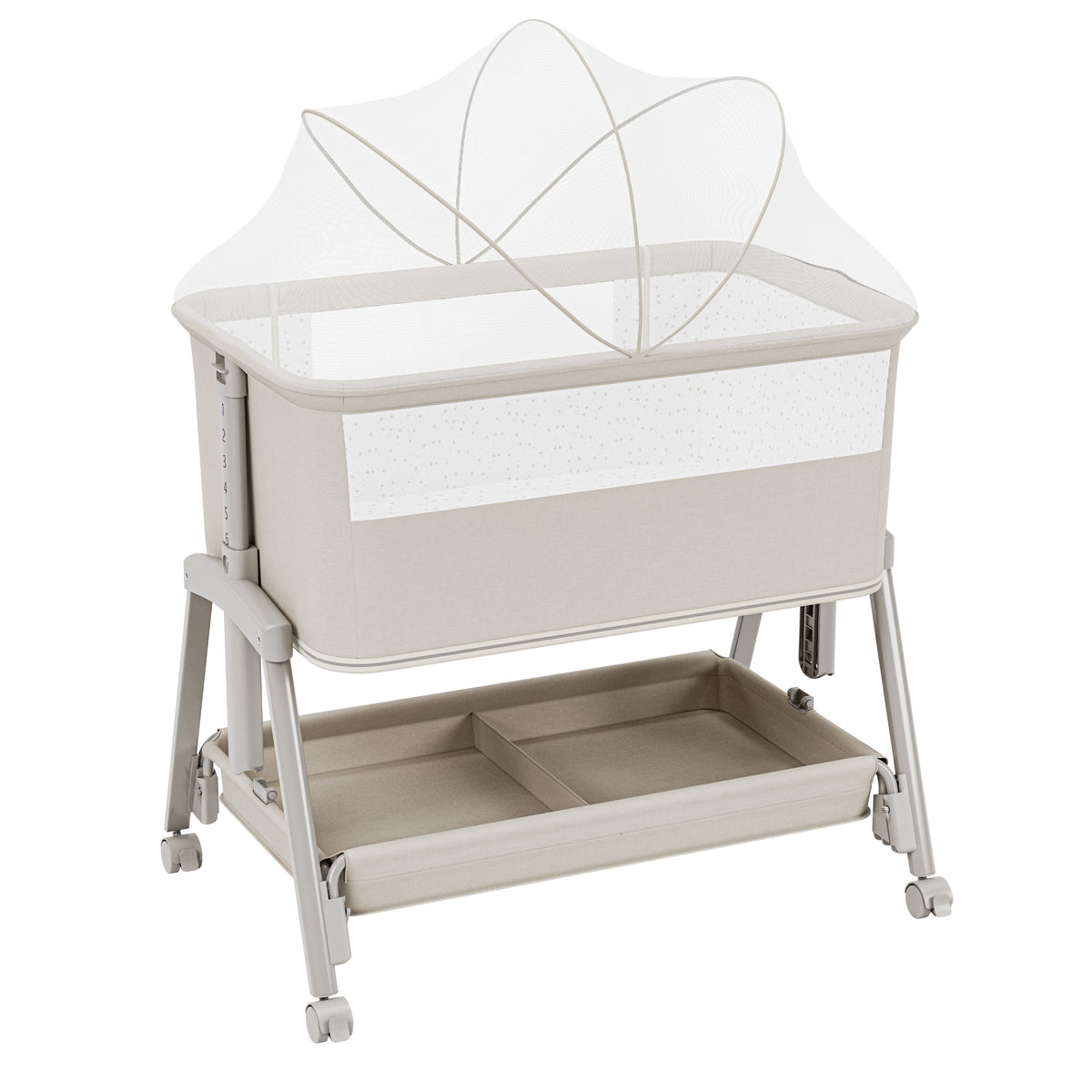 Culla co-sleeping e lettino da viaggio 4in1 Tulano Dream 55 Beige