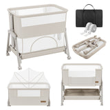 Culla co-sleeping e lettino da viaggio 4in1 Tulano Dream 55 Beige