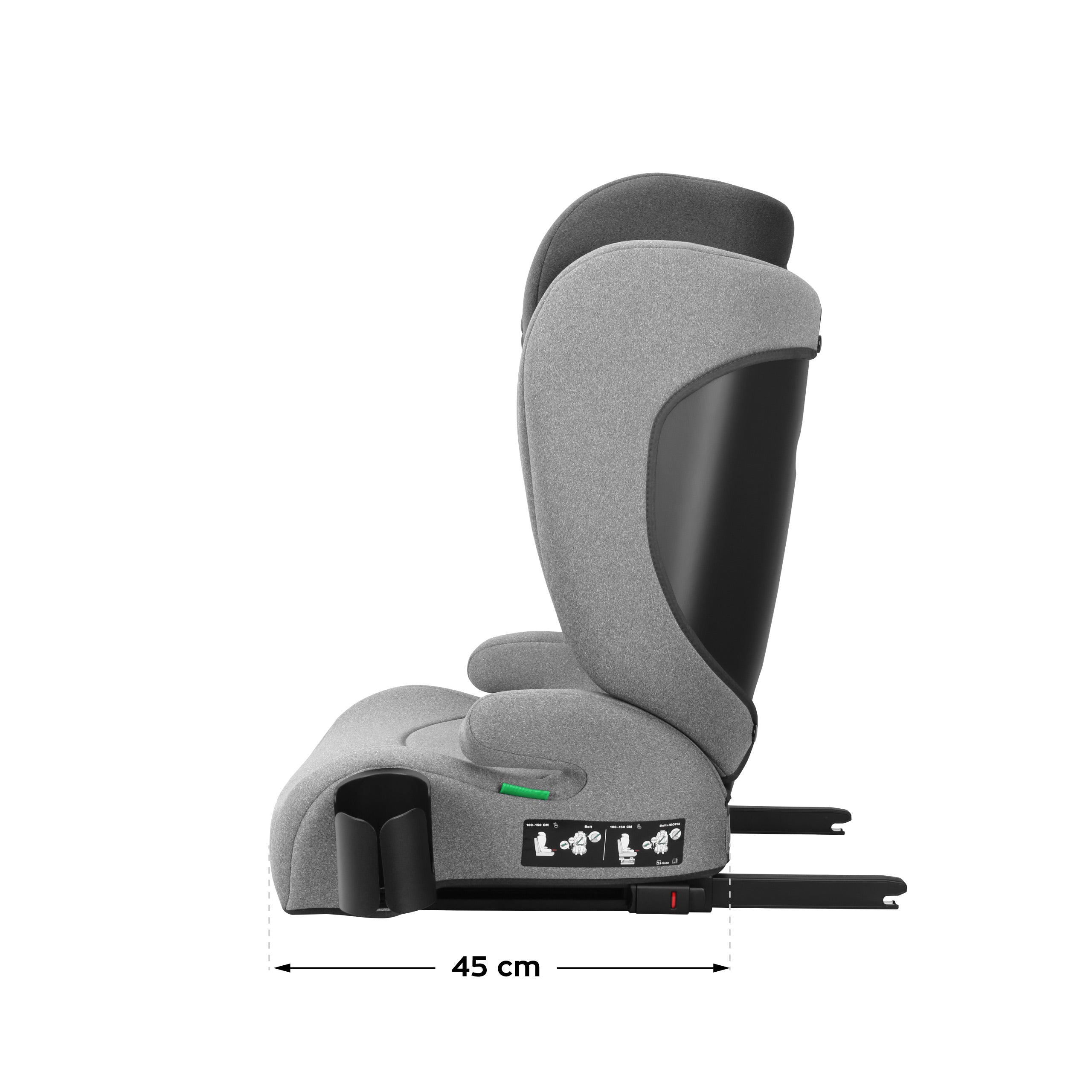 Seggiolino auto Tulano Joy 35 Grey ISOFIX 100-150 cm I-Size