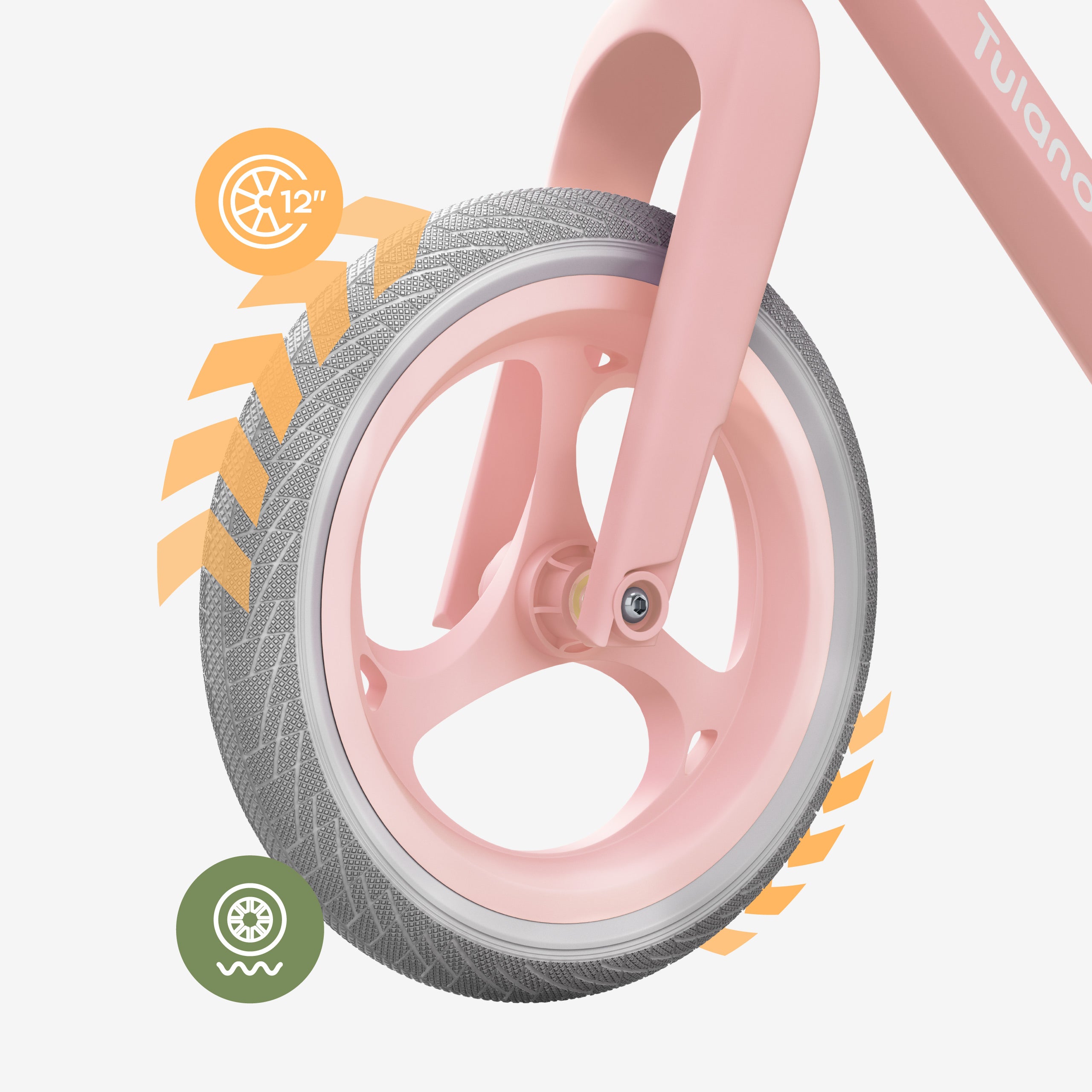 Bicicletta senza pedali Tulano Route 45 Pink