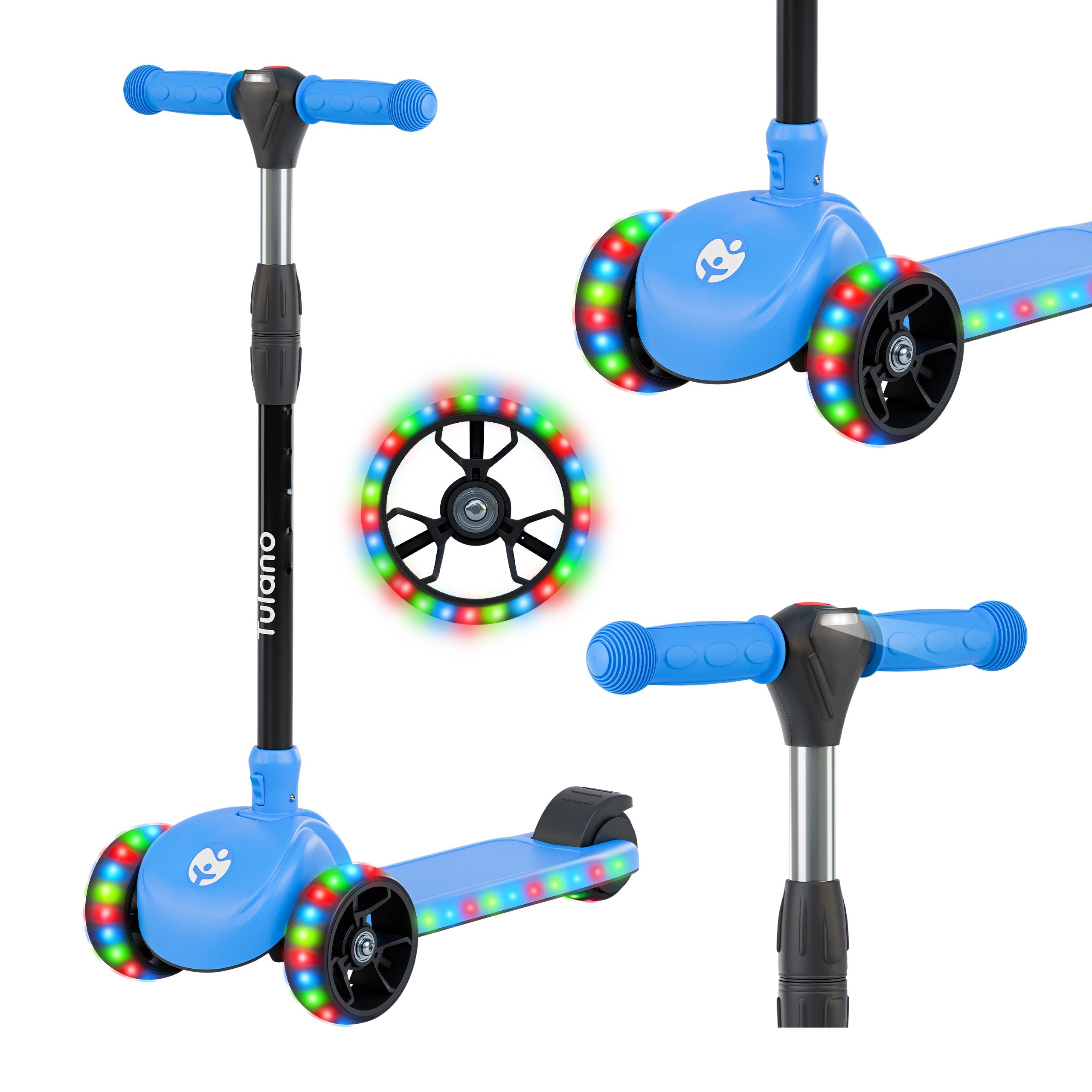 Monopattino a bilanciamento per bambini LED Rookie 15 Blue