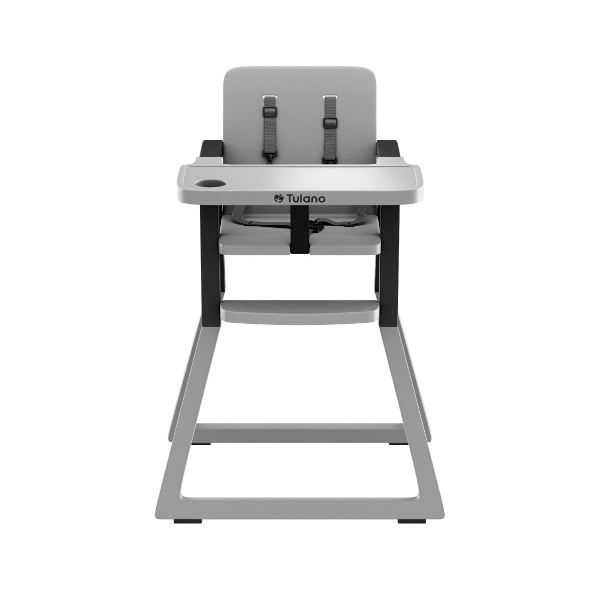 Seggiolone in plastica Tulano Morsel 25 Grigio Nero