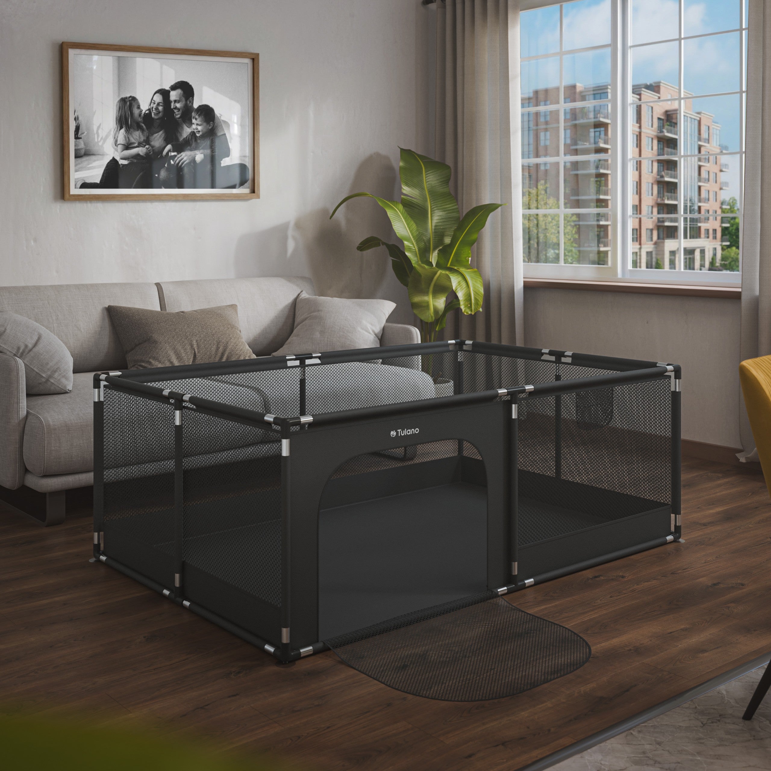 Box per bambini Tulano Cozy 22 Graphite - 180 cm