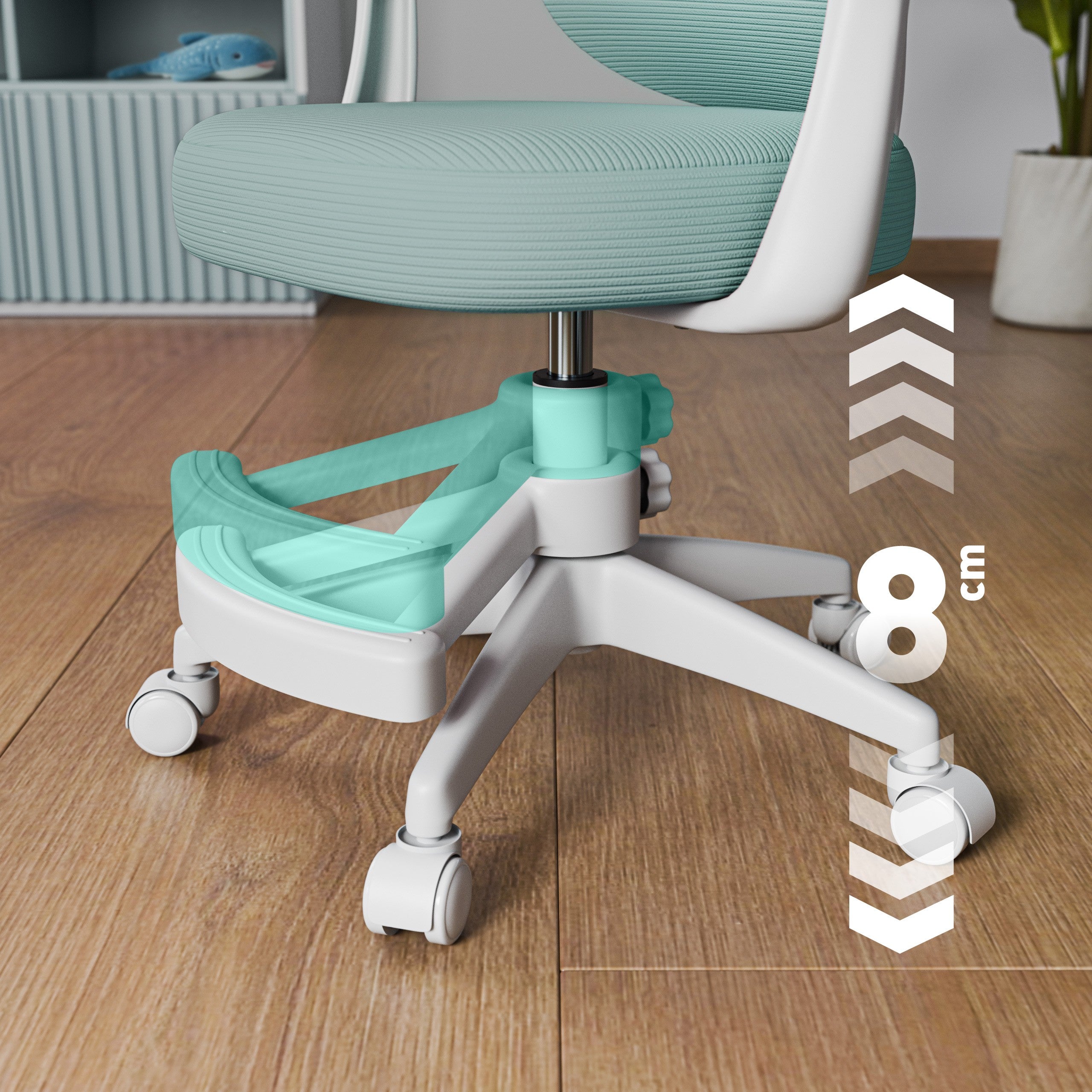 Poltrona regolabile per bambini Mark Adler Junior 4.5 Mint