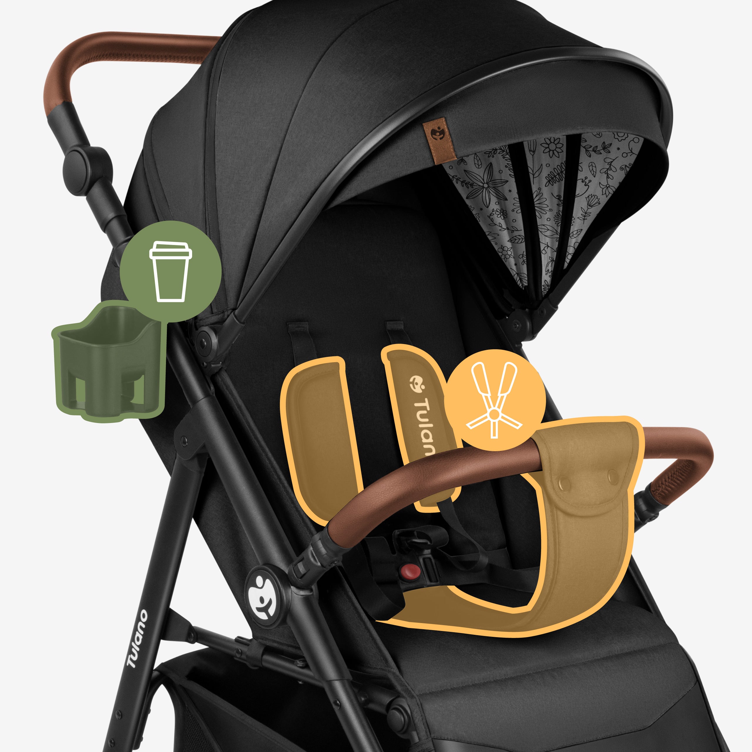 Passeggino con copertina Tulano Avignon 35 Black