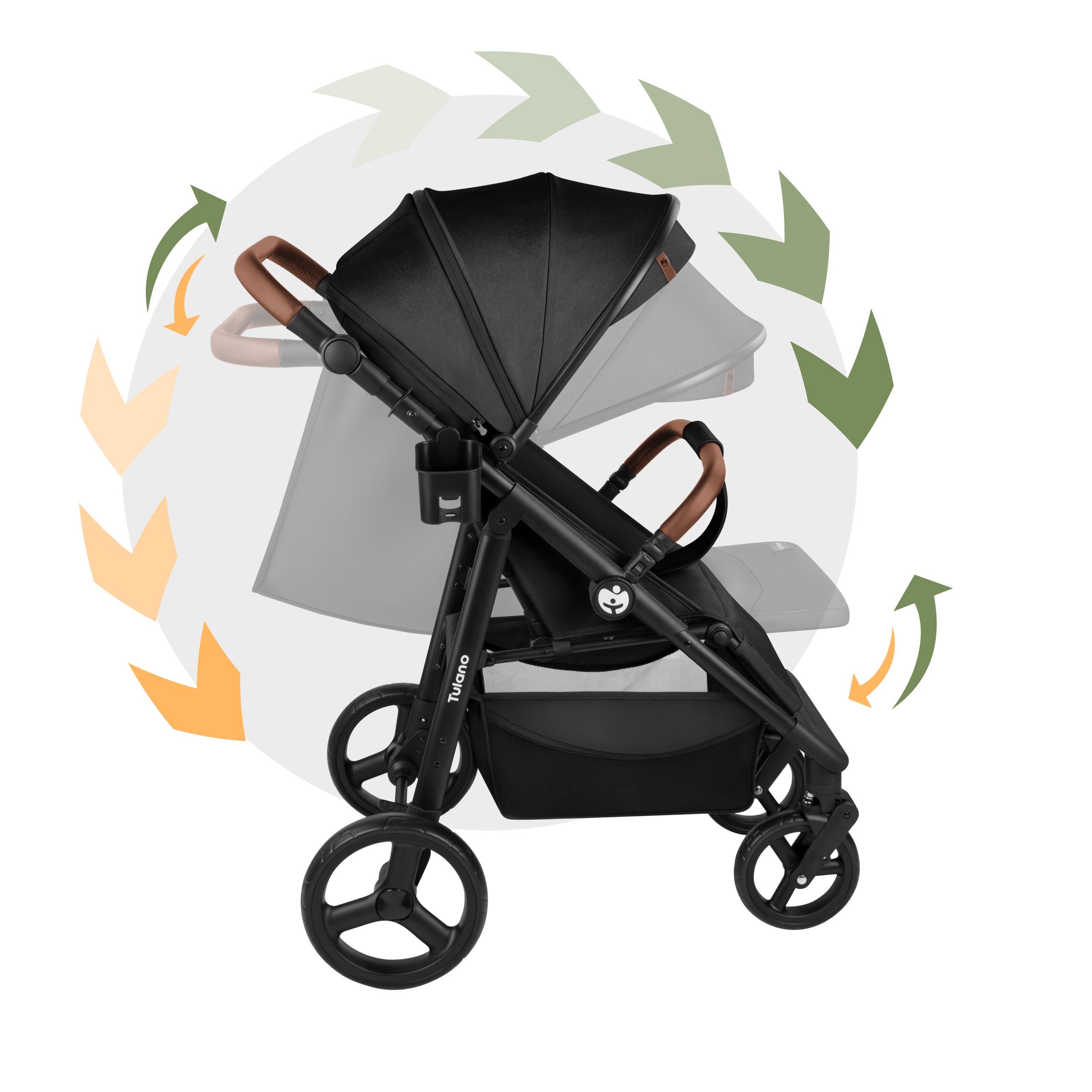 Passeggino con copertina Tulano Avignon 35 Black