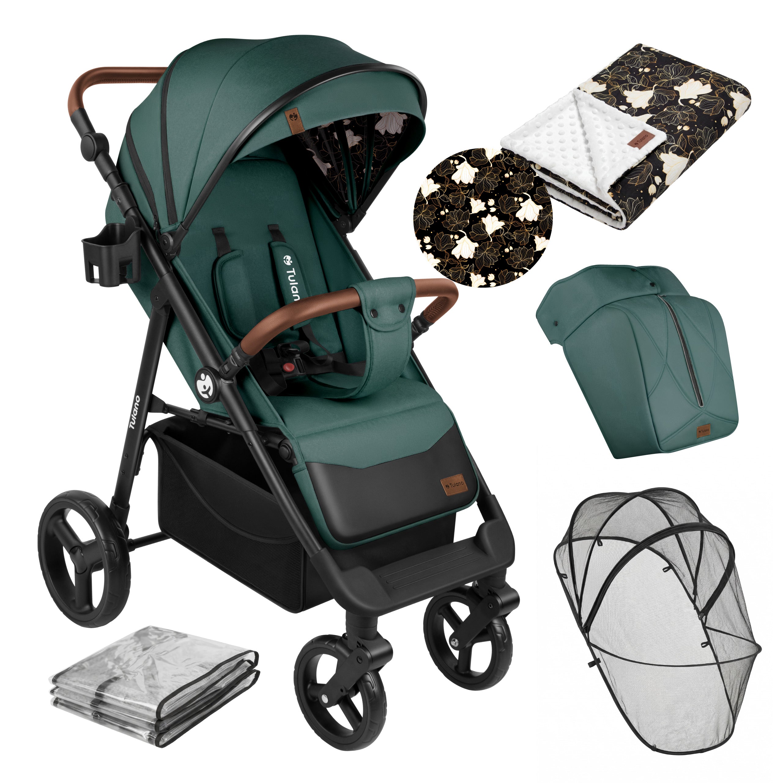 Passeggino con copertina Tulano Avignon 35 Green