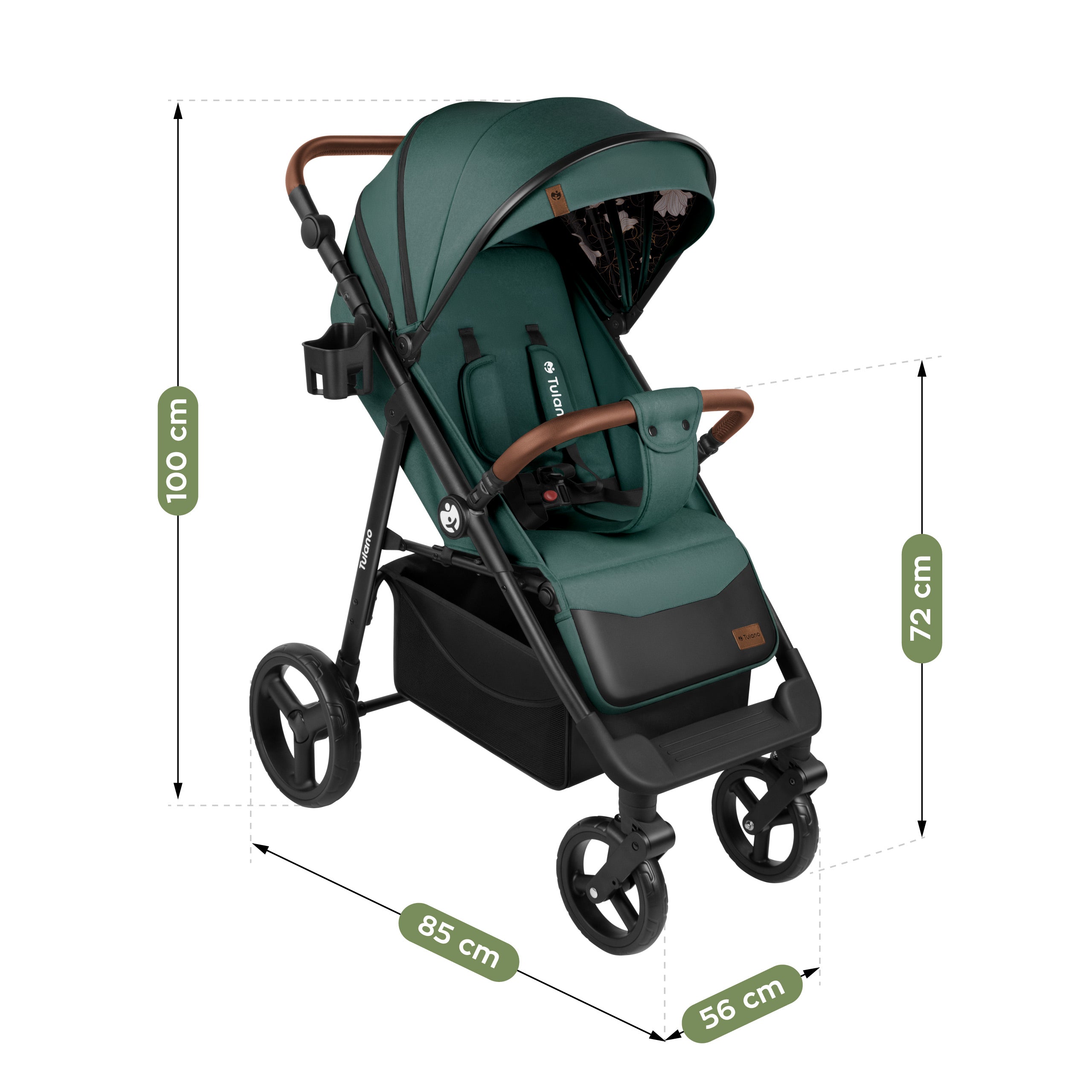Passeggino con copertina Tulano Avignon 35 Green
