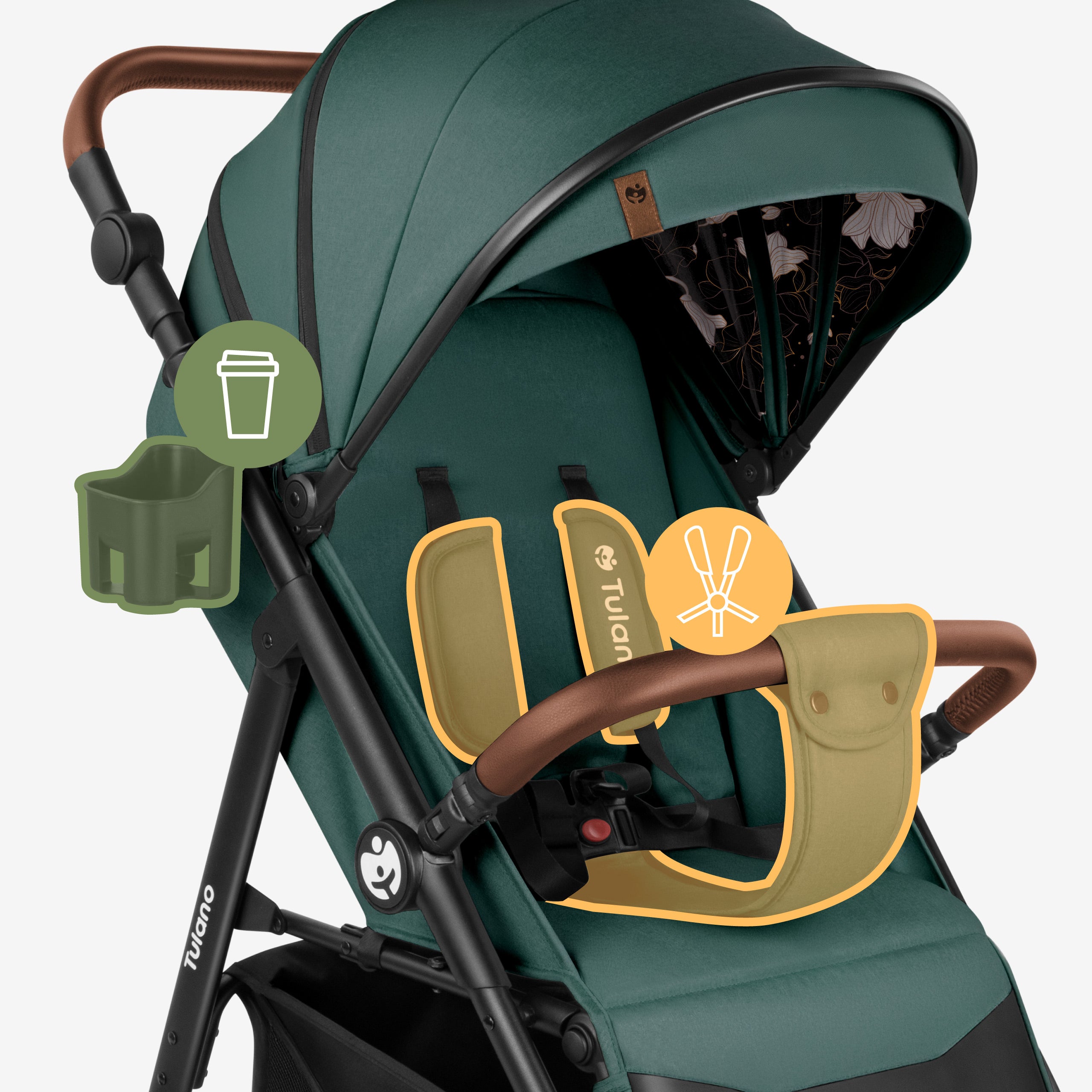 Passeggino con copertina Tulano Avignon 35 Green
