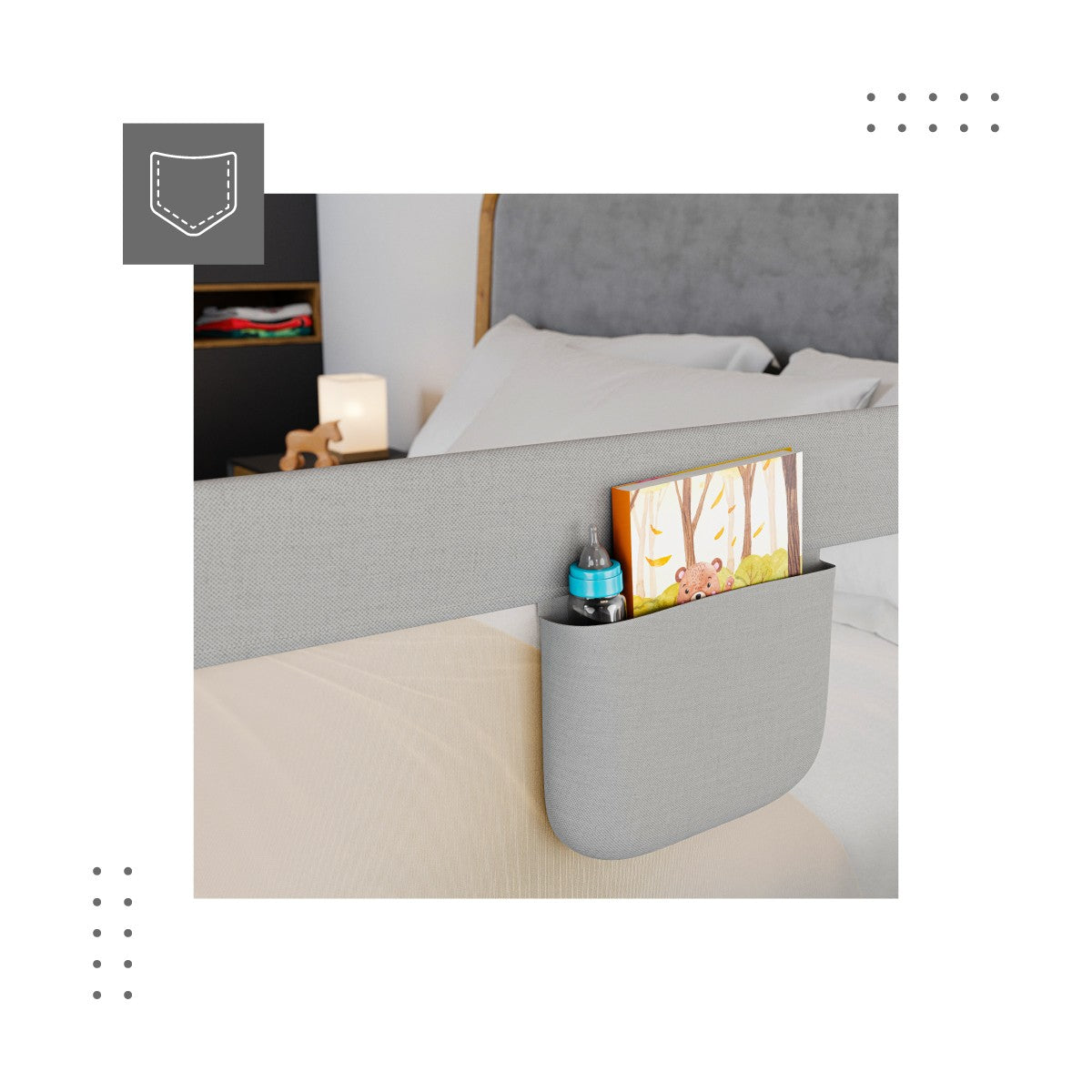 Spondina di sicurezza per letto da 150 cm Tulano Cover 15