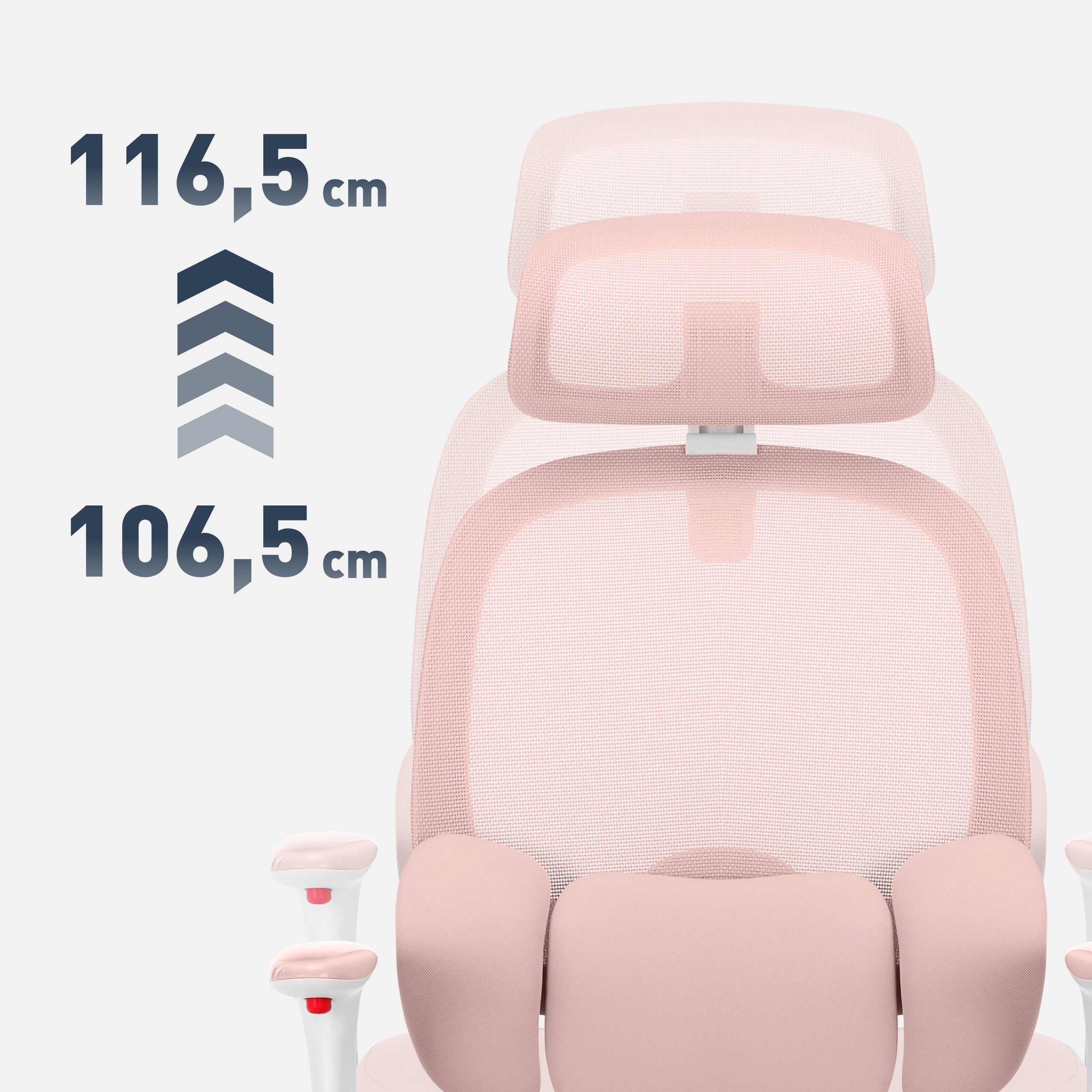 Poltrona ergonomica per bambini Mark Adler Junior 6.3 Pink